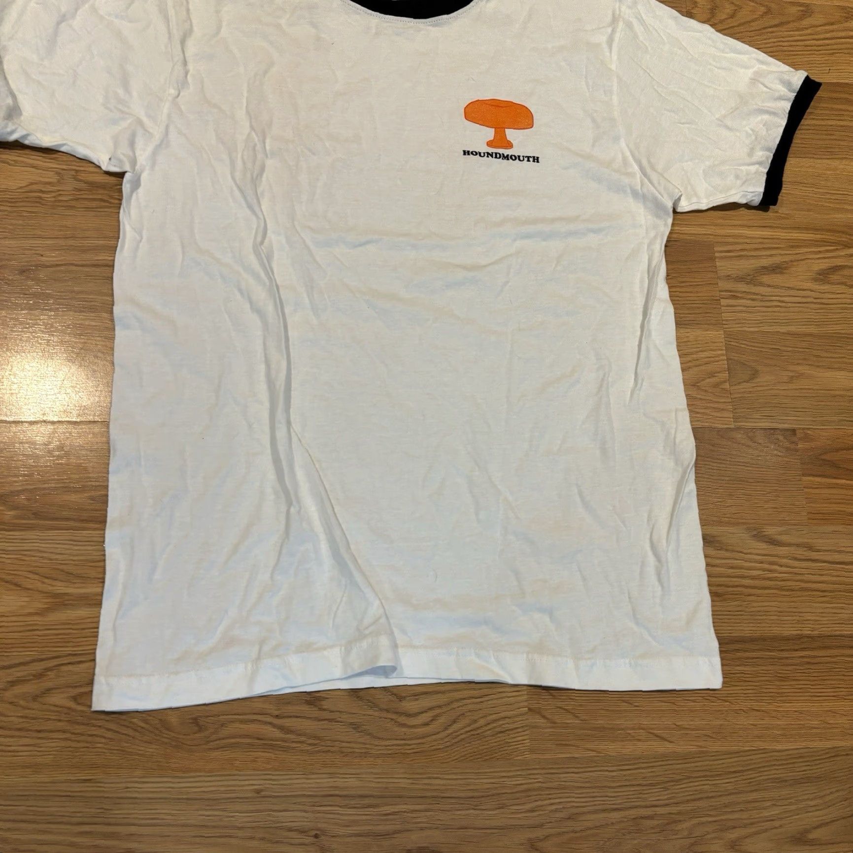 Tultex HoundMouth Band White Shirt Concert Tour Chartreuse and Chandeliers 2023 Sz L Size US L / EU 52-54 / 3 - 3 Thumbnail