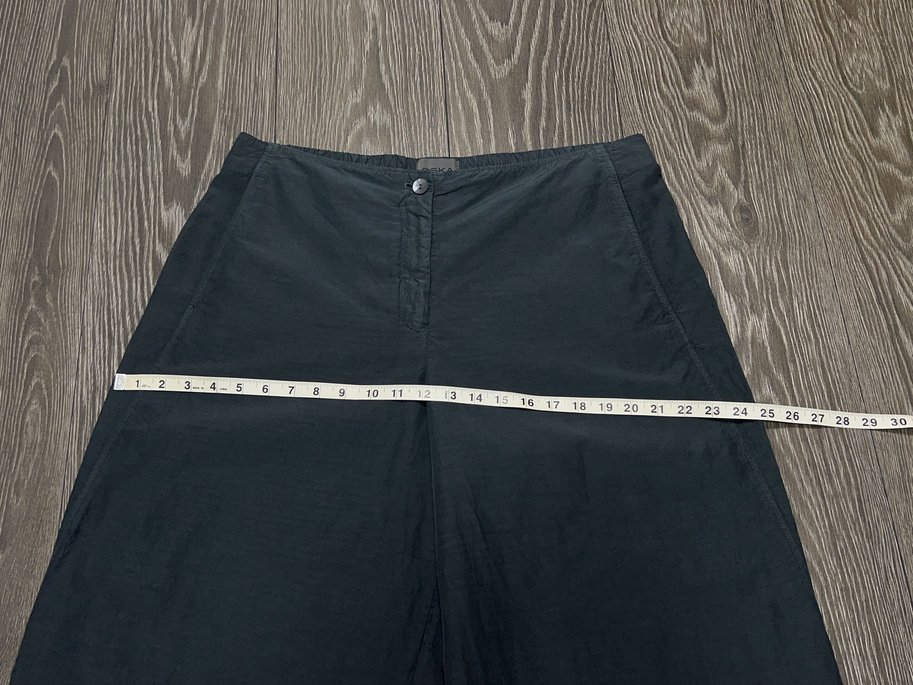 OSKA 437 Cotton Cupro Trousers Pants Wide Leg Size 4 UK 16/18 Size 34" / US 12 / IT 48 - 9 Thumbnail