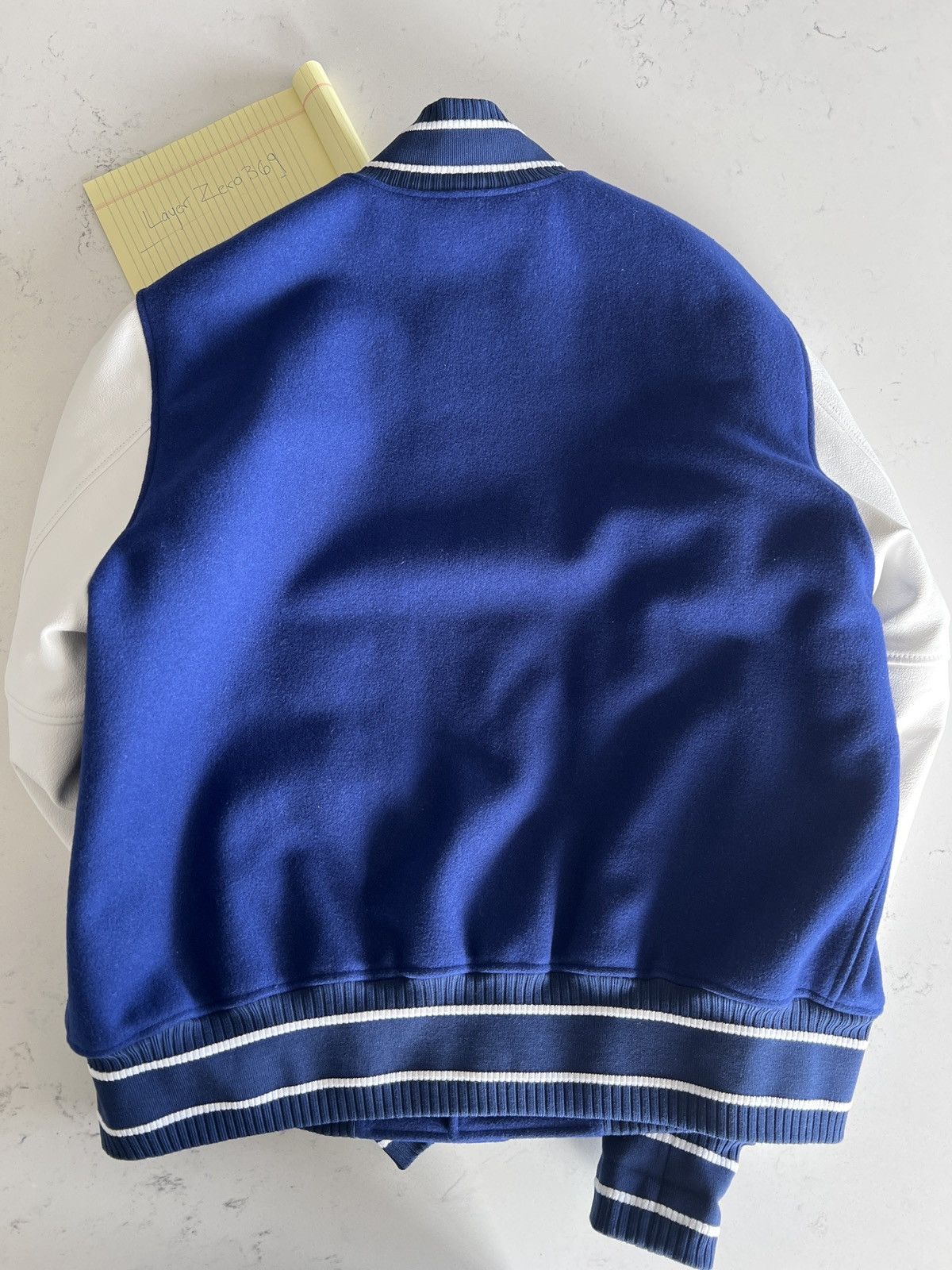 Givenchy Rare Blue Givenchy Varsity Jacket in wool and leather Size US M / EU 48-50 / 2 - 3 Thumbnail