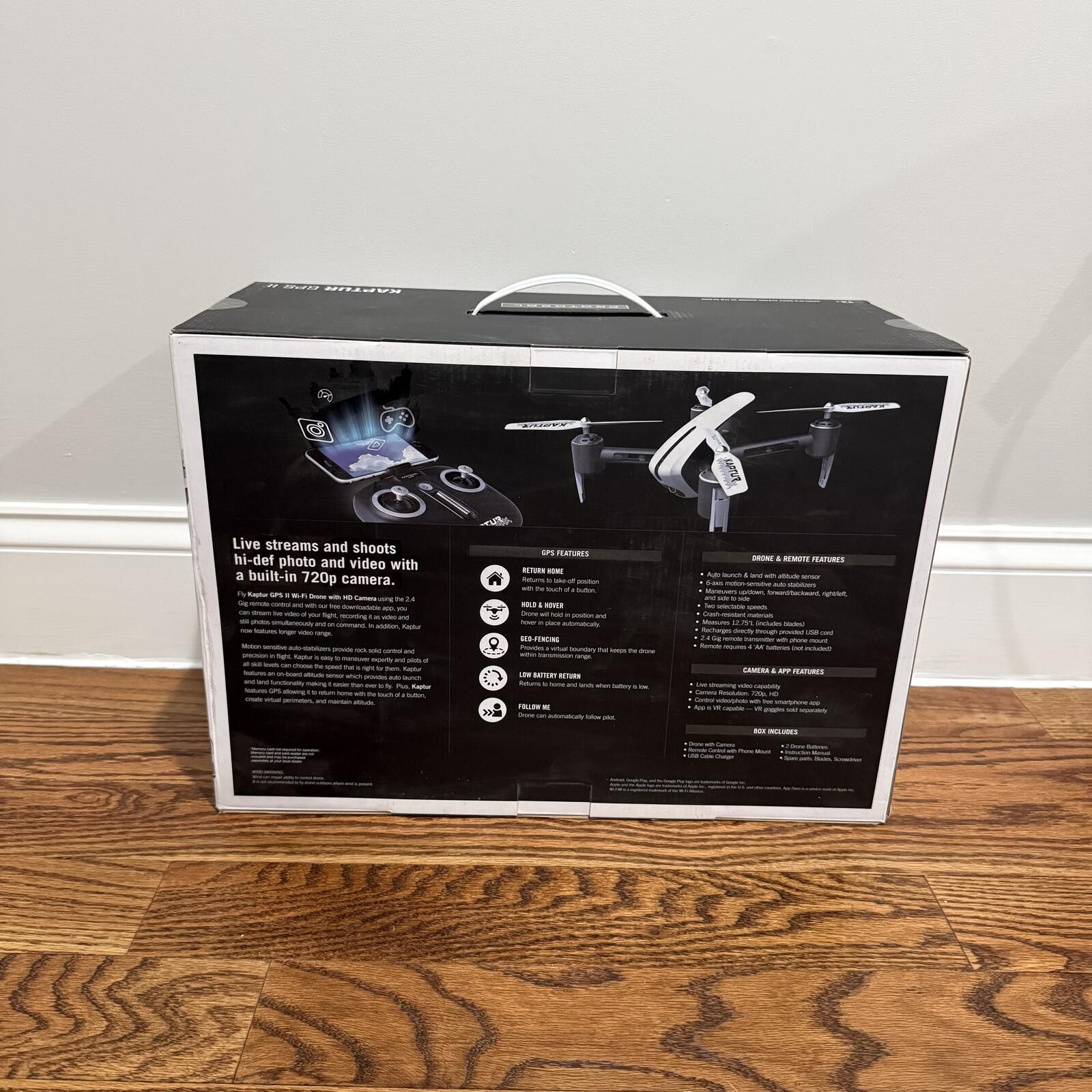 Other Protocol Kaptur GPS II Wi-Fi Drone with HD Camera, In Hand! Size ONE SIZE - 3 Thumbnail