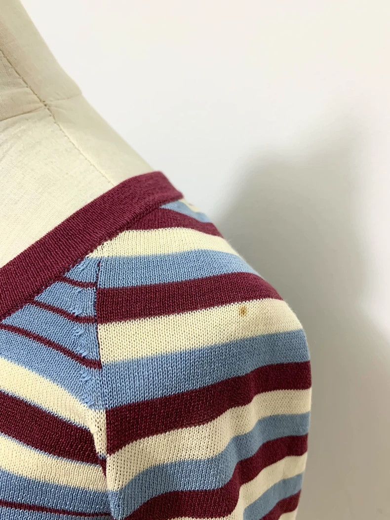 Vivienne Westwood Vivienne Westwood Blue striped knit cardigan Size M / US 6-8 / IT 42-44 - 9 Thumbnail