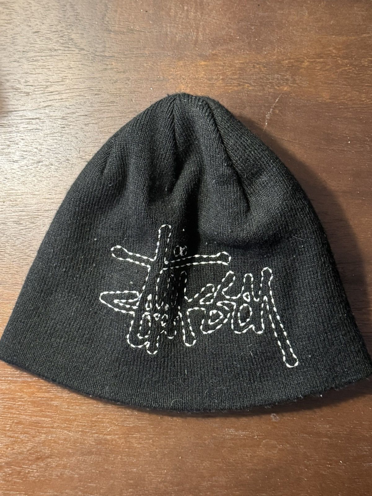 Stussy Stussy Black Beanie Size ONE SIZE - 1 Thumbnail