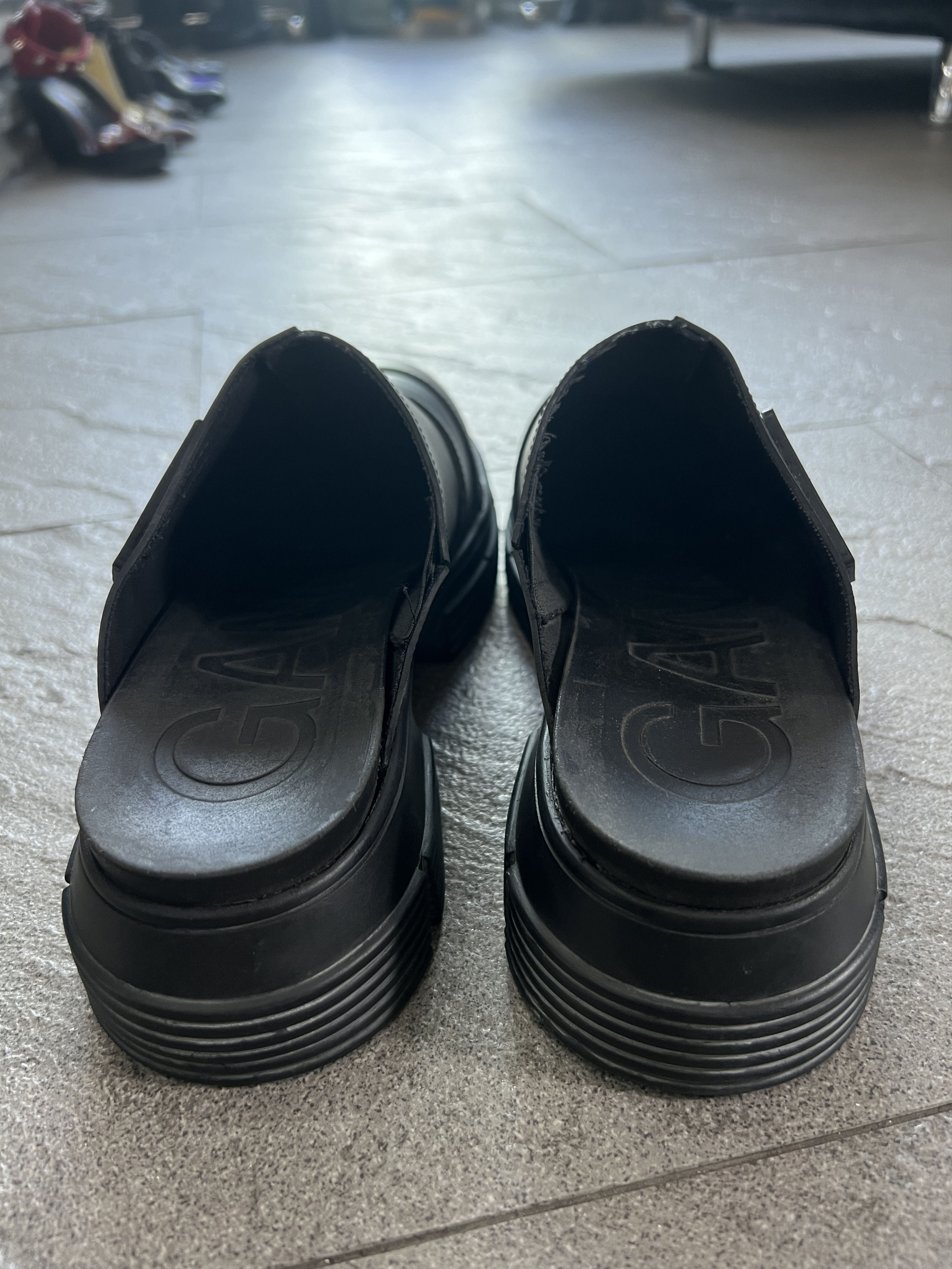 Ganni GANNI Chunky Rubber Mule Clogs Black EU38 Made in Portugal Size US 8 / IT 38 - 6 Thumbnail