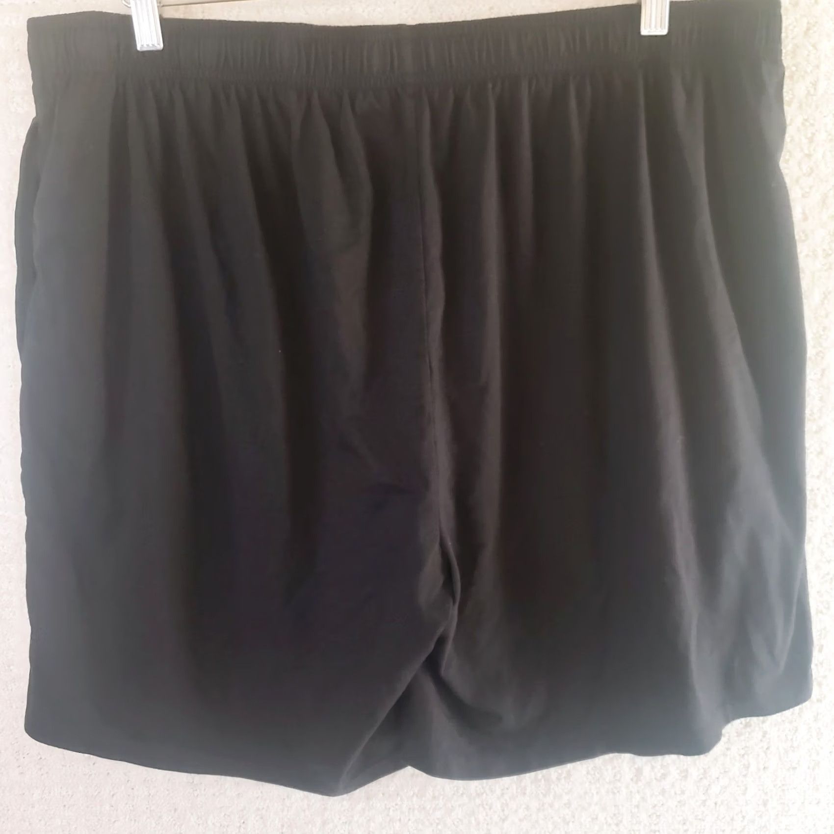 Athletic Works Athletic Works Shorts Men’s 2XL Black Athletic Gym Elastic Waist Drawstring Size US 39 - 5 Thumbnail