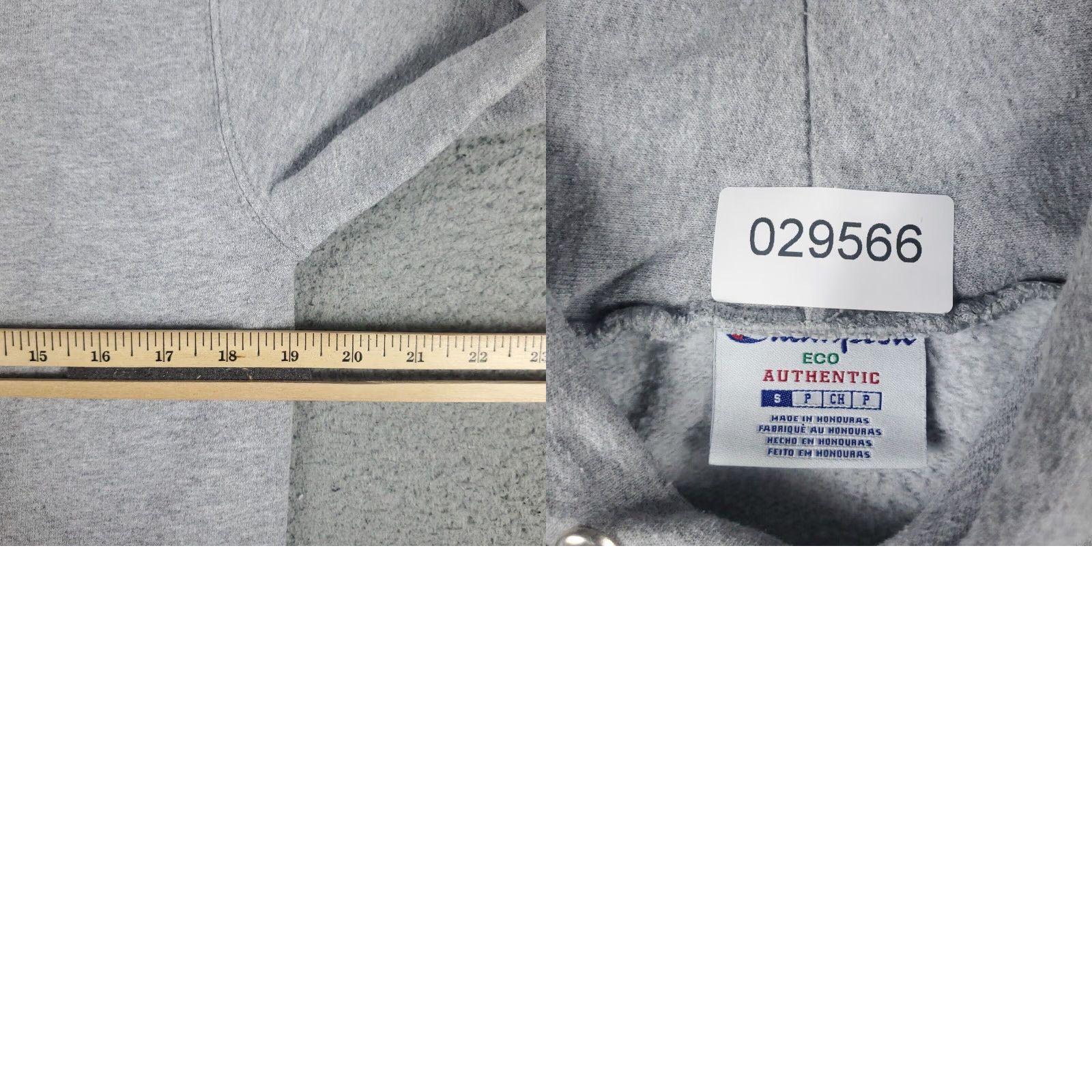 Champion Champion Hoodie Women Small Gray Pullover Regular Fit Zipless Mock Neck All Seasons Hooded Pocket Sweatshirt Size S / US 4 / IT 40 - 8 Thumbnail
