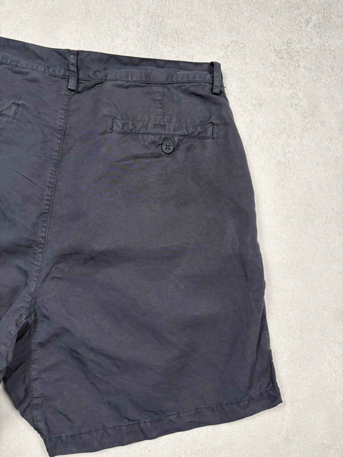 Orlebar Brown Orlebar Brown Tailored Shorts Navy Linen Cotton Portugal 32 Size US 32 / EU 48 - 16 Thumbnail
