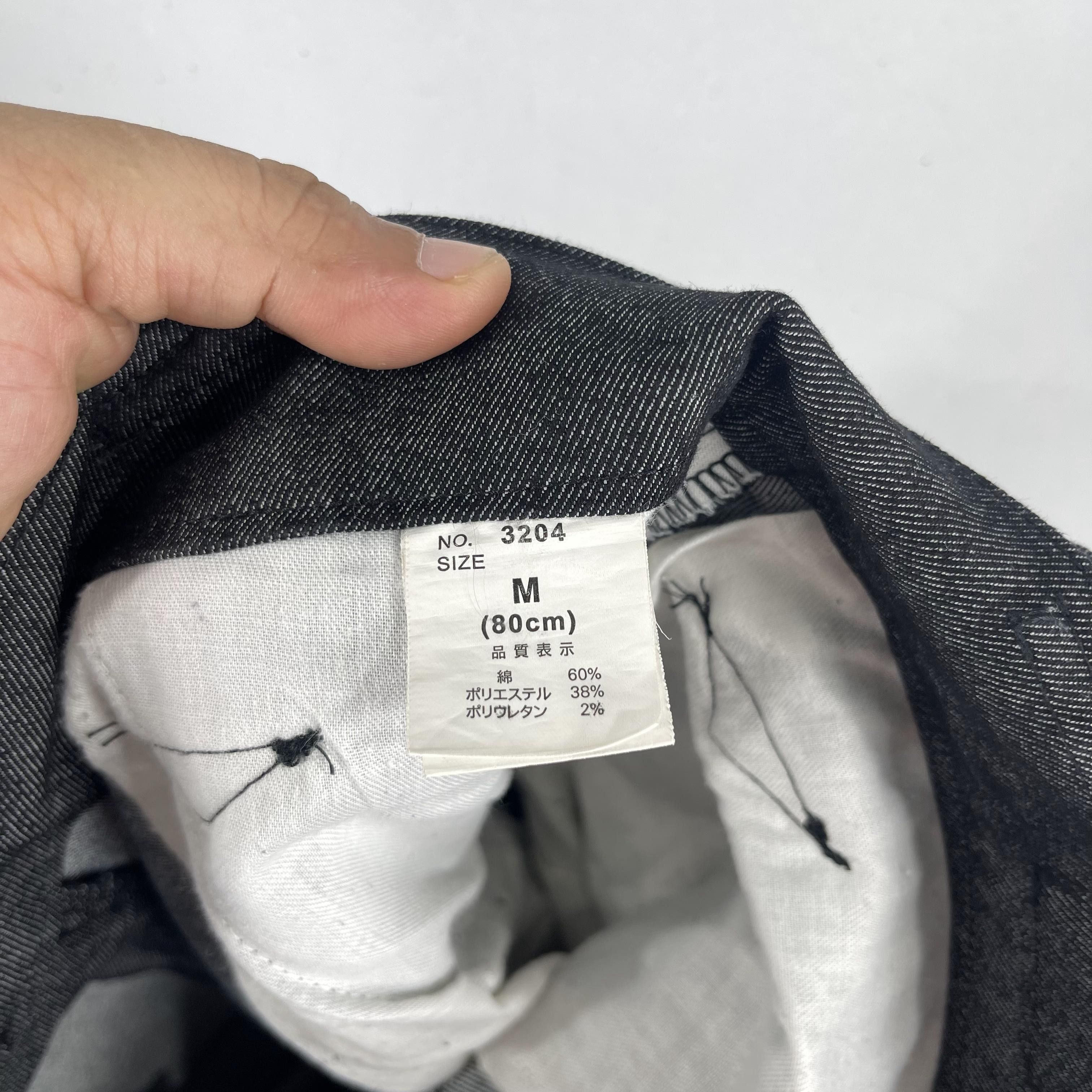 Japanese Brand Vintage Japanese Hook-Up Black Padded Bondage Cargo Pant Size US 30 / EU 46 - 5 Thumbnail