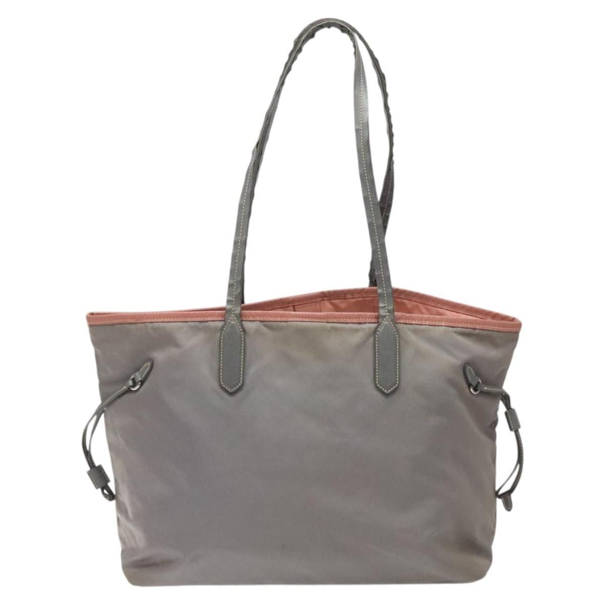 Prada PRADA Tote Bag Nylon Gray Size ONE SIZE - 3 Thumbnail