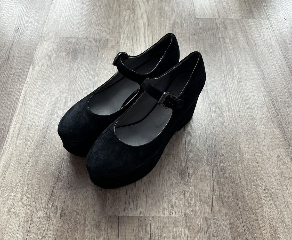 Jel Sander Helled Shoes Black Suede Size 37