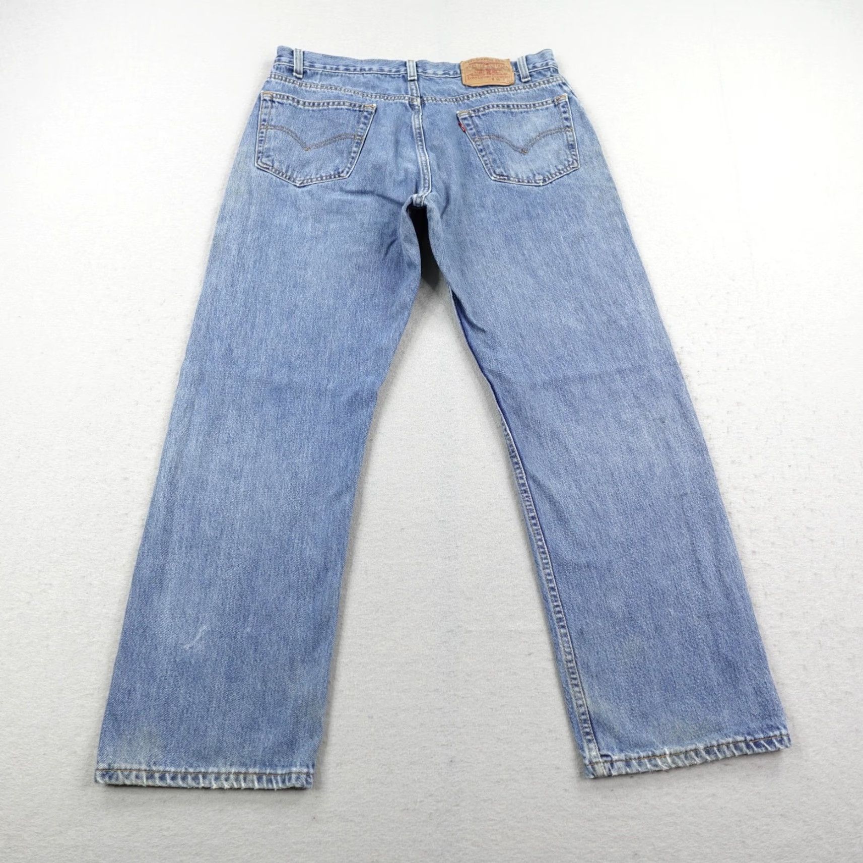 Levi's VINTAGE Levi's Jeans 36x30 Blue Denim Regular Straight Y2K Faded Grunge Mens Size US 36 / EU 52 - 4 Thumbnail