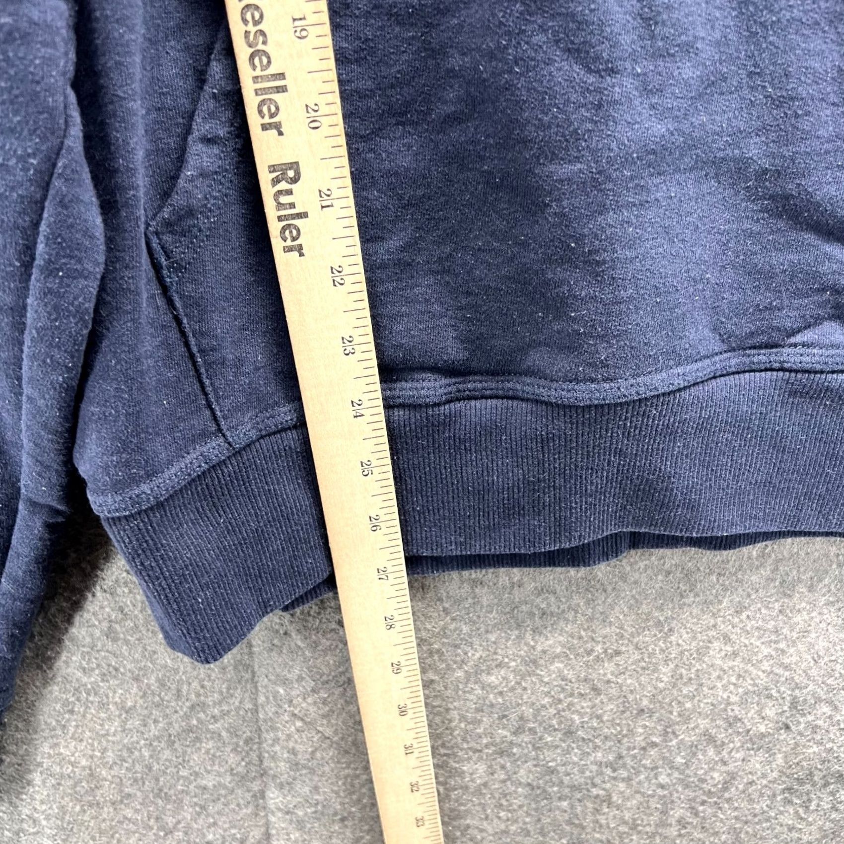 Champion VINTAGE Champion Hoodie Mens Medium Blue 1/4 Zip Hooded Pullover Fleece Powerblend Logo Sweatshirt Size US M / EU 48-50 / 2 - 7 Thumbnail