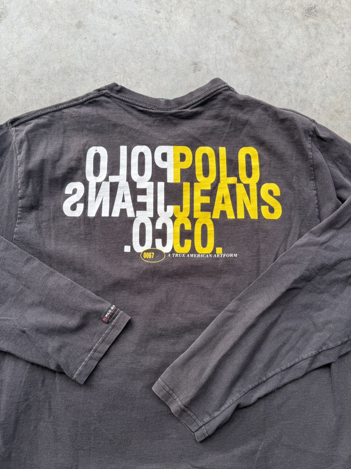 Polo Ralph Lauren Vintage Polo Ralph Lauren Polo Jeans 67 Long Sleeve Tee Size US XXL / EU 58 / 5 - 1 Thumbnail