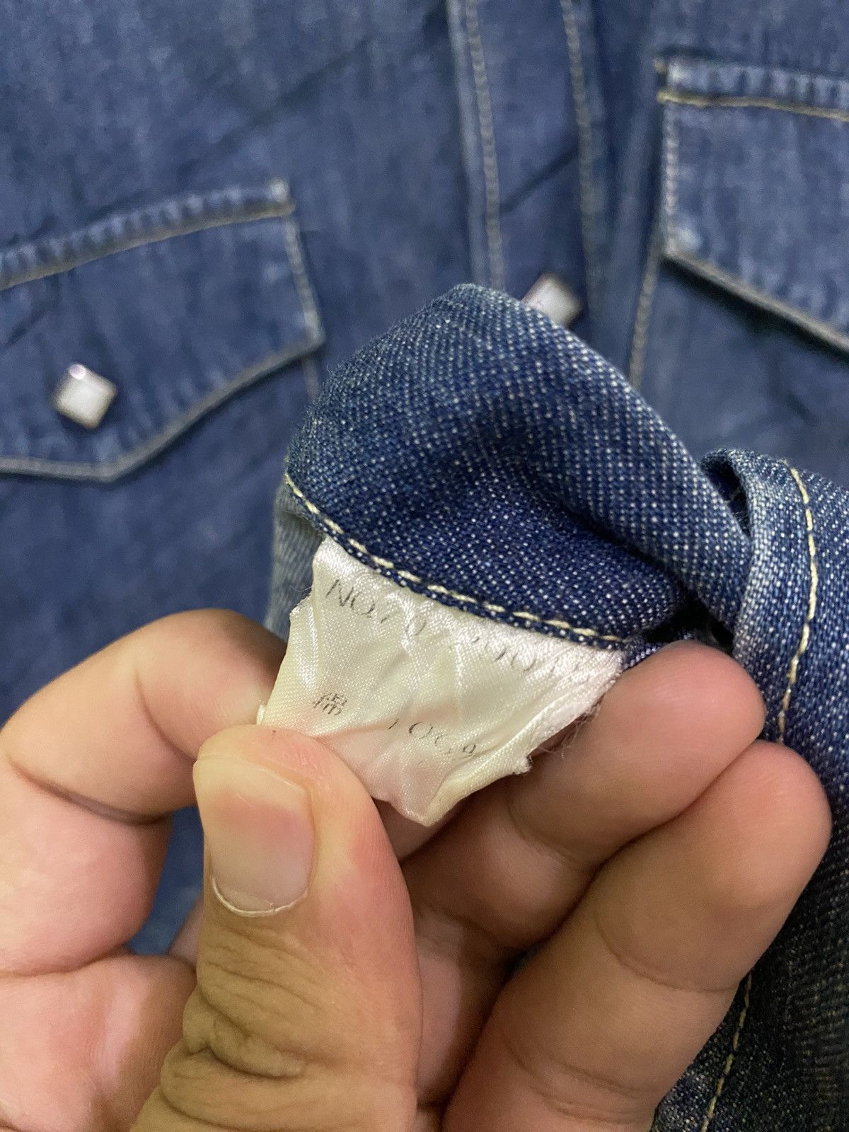Global Work × Japanese Brand × Vintage Vintage Global Work Western Denim Shirt Size US M / EU 48-50 / 2 - 4 Thumbnail