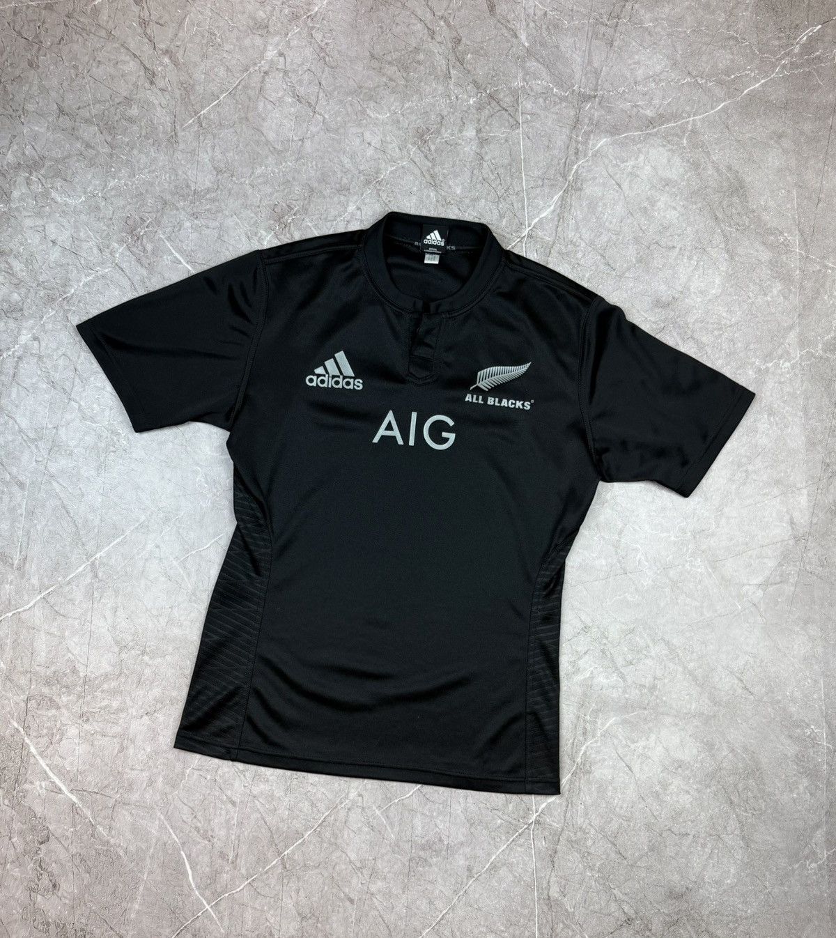 Adidas Adidas All Blacks Rugby Black Jersey Men Large Bin L-63 Size US M / EU 48-50 / 2 - 2 Thumbnail