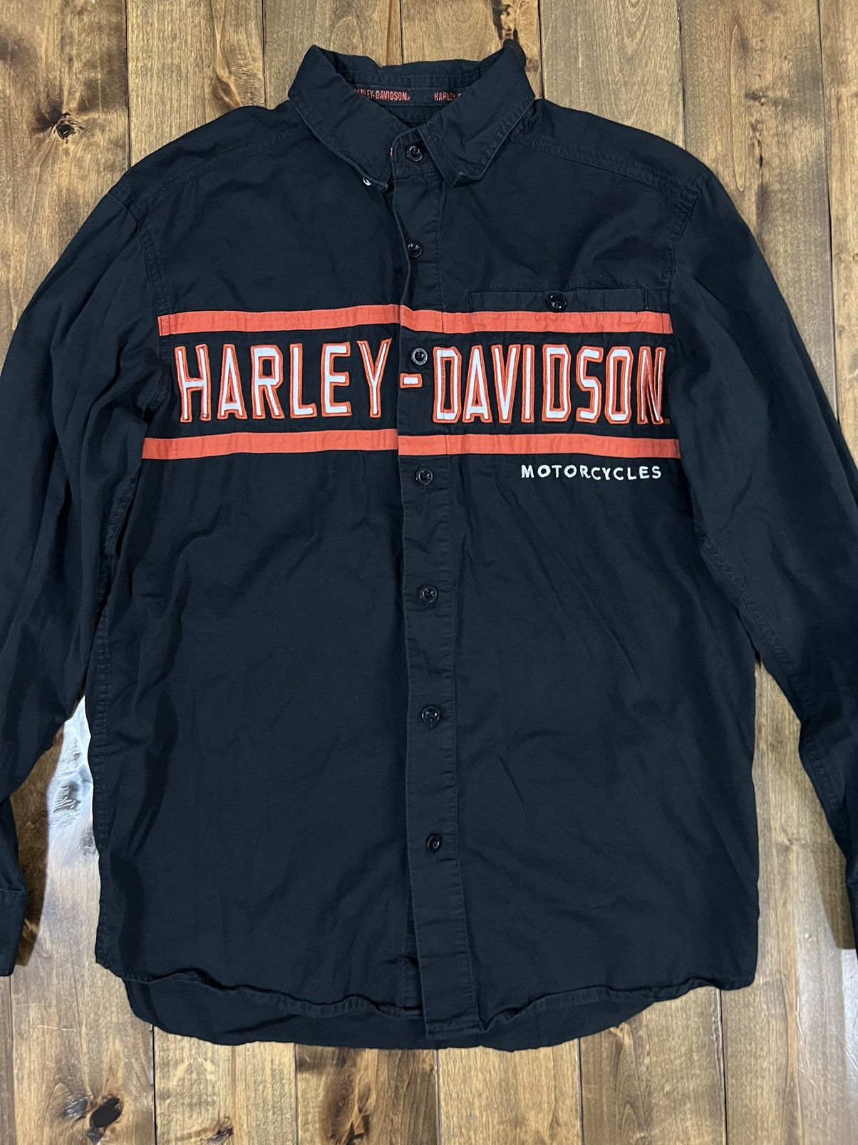 Harley Davidson × Vintage Vintage Harley Davidson Button up Shirt Size US S / EU 44-46 / 1 - 3 Thumbnail