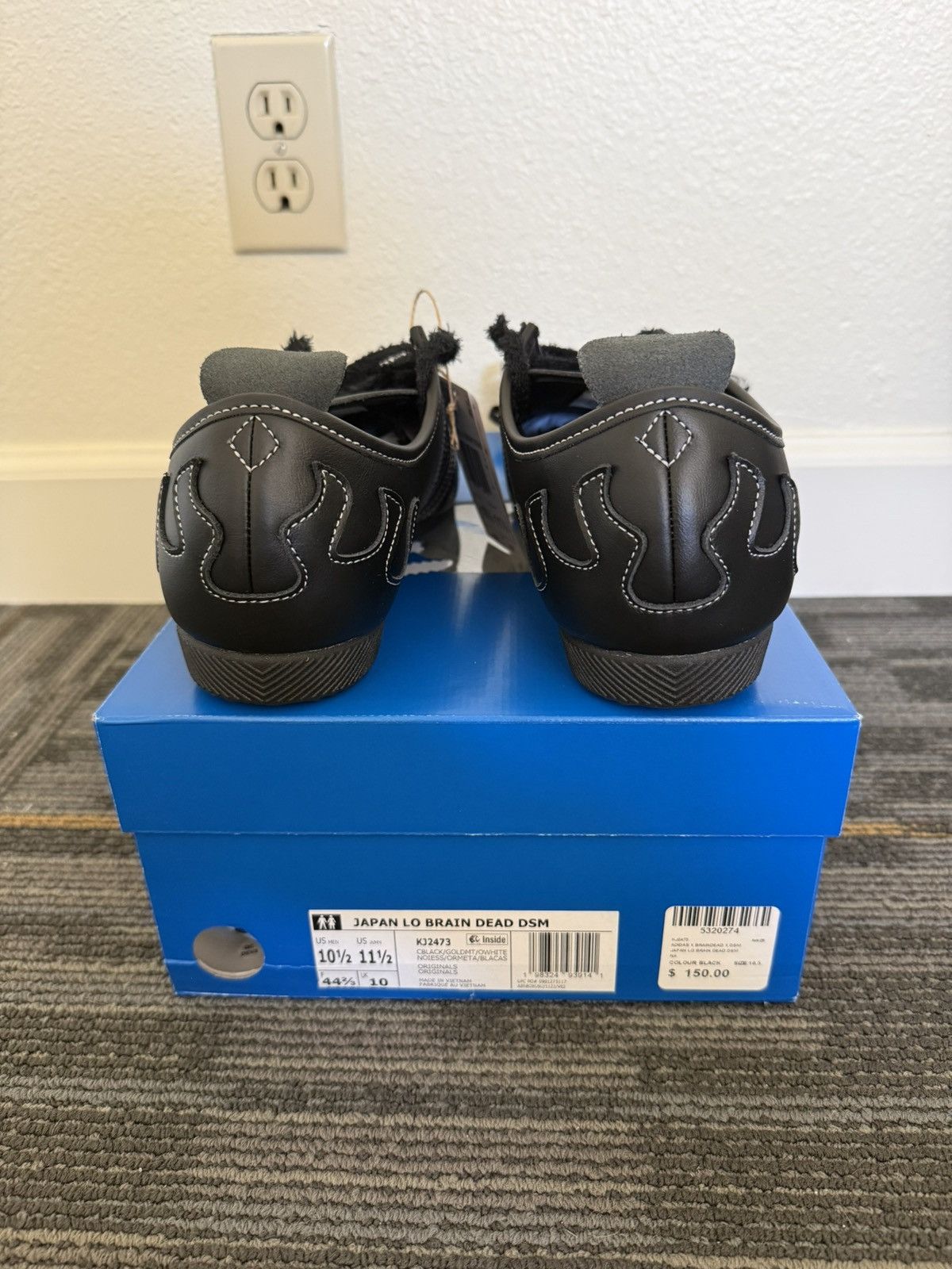 Adidas × Brain Dead Brain Dead x Dover Street Market Adidas Japan Lo Black Size US 10.5 / EU 43-44 - 7 Thumbnail