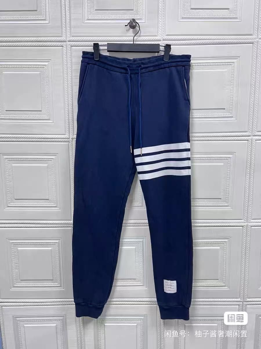 Thom Browne Thom Browne Men's Casual Pants in Deep Blue . Size US 30 / EU 46 - 1 Thumbnail