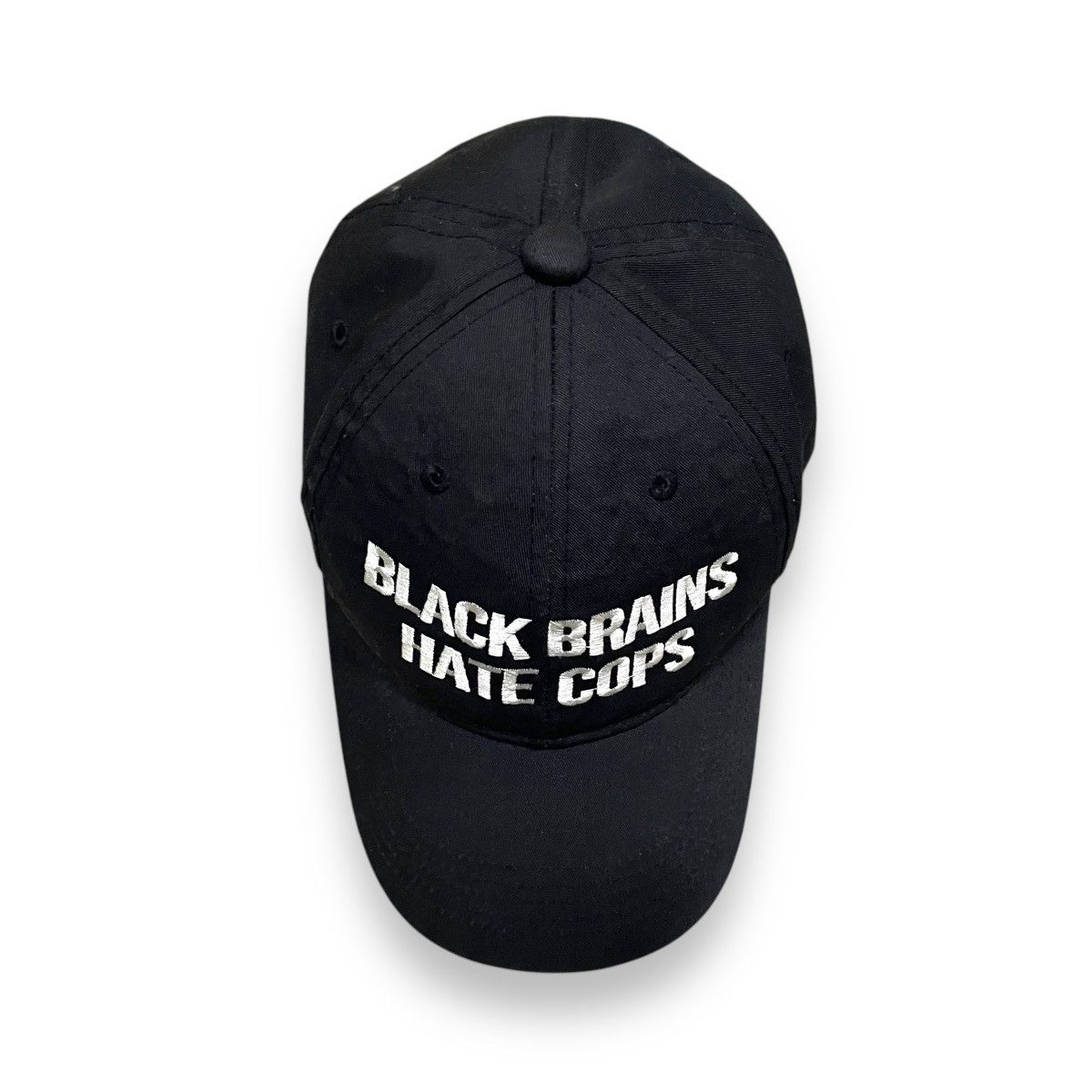 Hysteric Glamour × Japanese Brand × Seditionaries 🇯🇵 BLACK BRAIN EMBROIDERED WORDING 6 PANEL CAP Size ONE SIZE - 1 Thumbnail