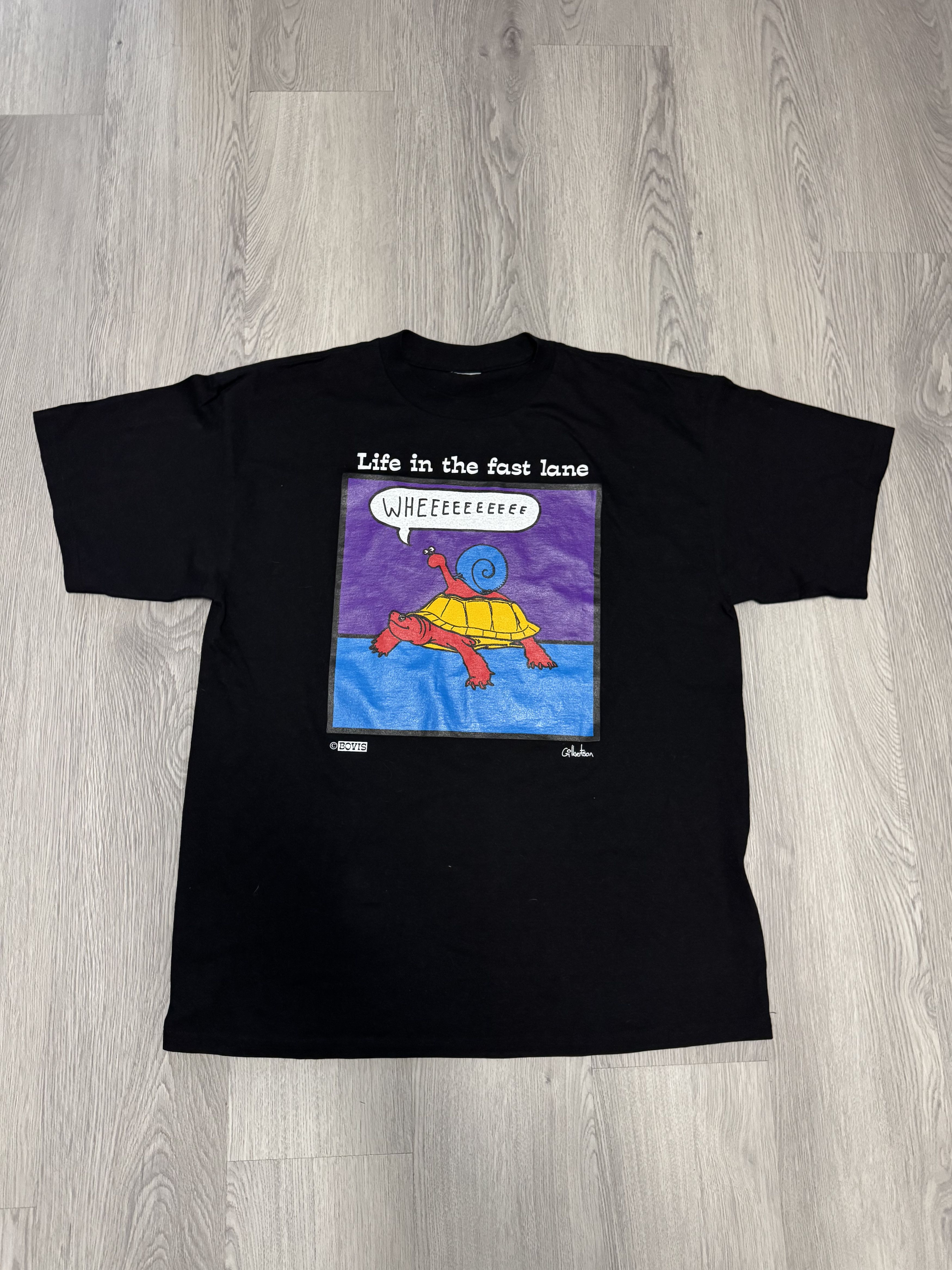 Vintage Vintage Art “Bovis Design” Tee 1990s Size US XL / EU 56 / 4 - 1 Thumbnail