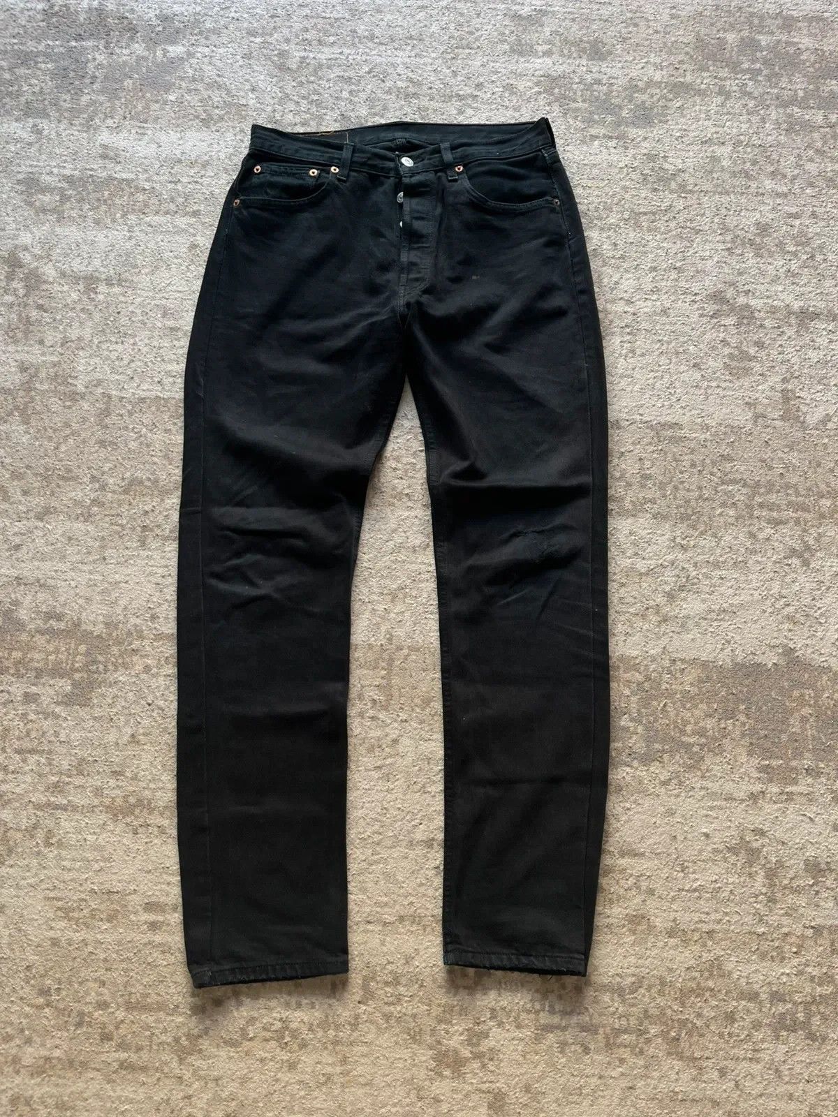 Levi's Levi's 501 Sz W 32 L 32 Black Denim Jeans Rare Size US 34 / EU 50 - 1 Thumbnail