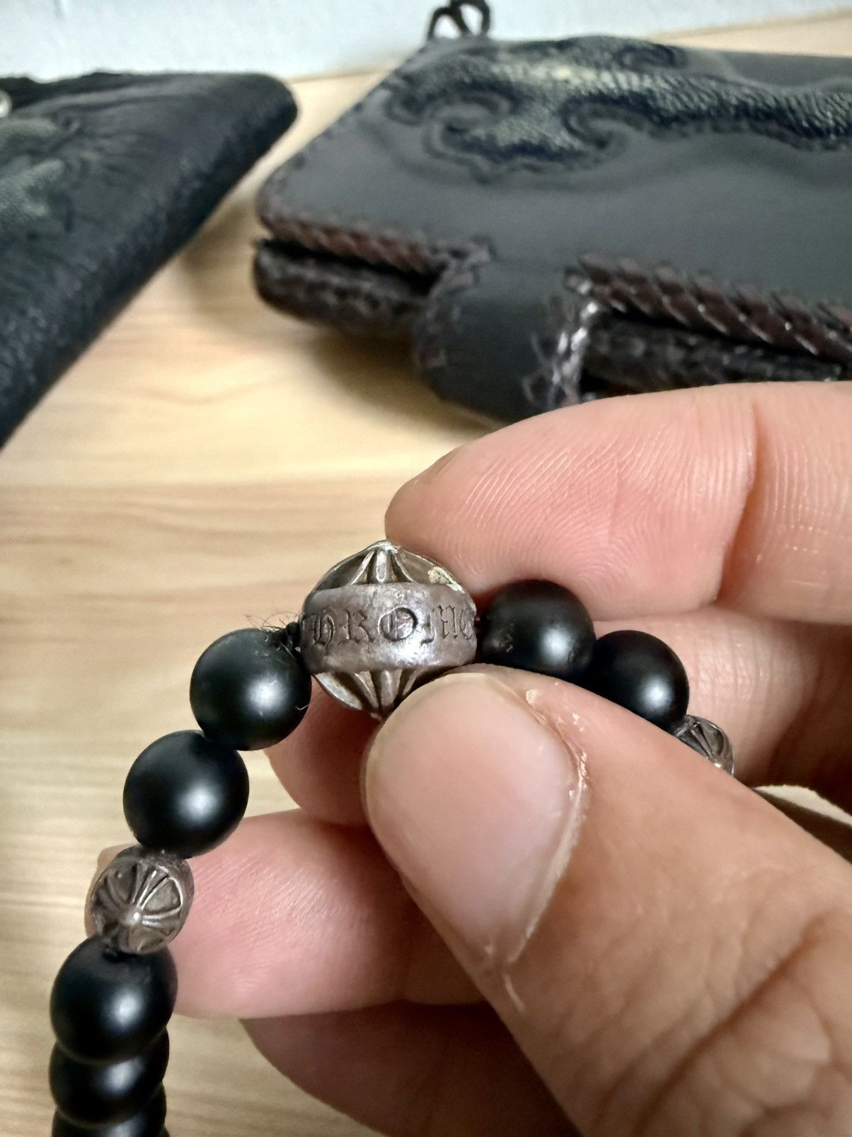 Chrome Hearts Chrome Hearts Matte Black Onyx beaded Bracelet Size ONE SIZE - 7 Thumbnail