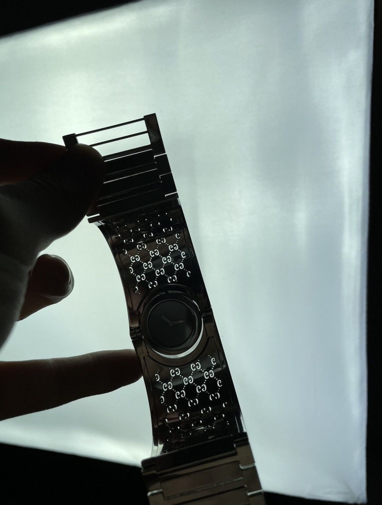 Gucci × Vintage Gucci Monogram Silver Watch Size ONE SIZE - 11 Thumbnail