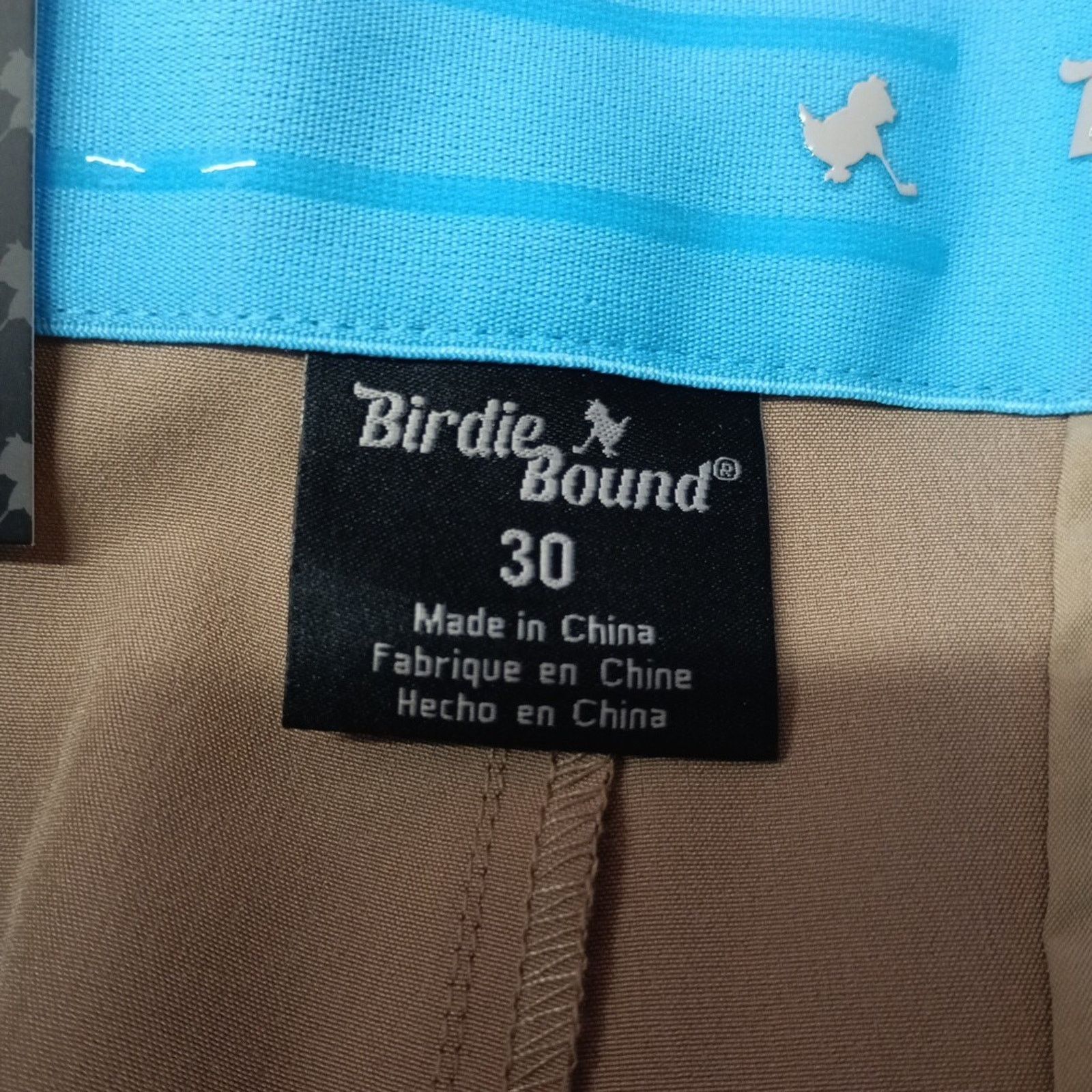 Other Birdie Bound Cargo Shorts Men's 30x9 Khaki Stretch Easy Care Size US 30 / EU 46 - 3 Thumbnail