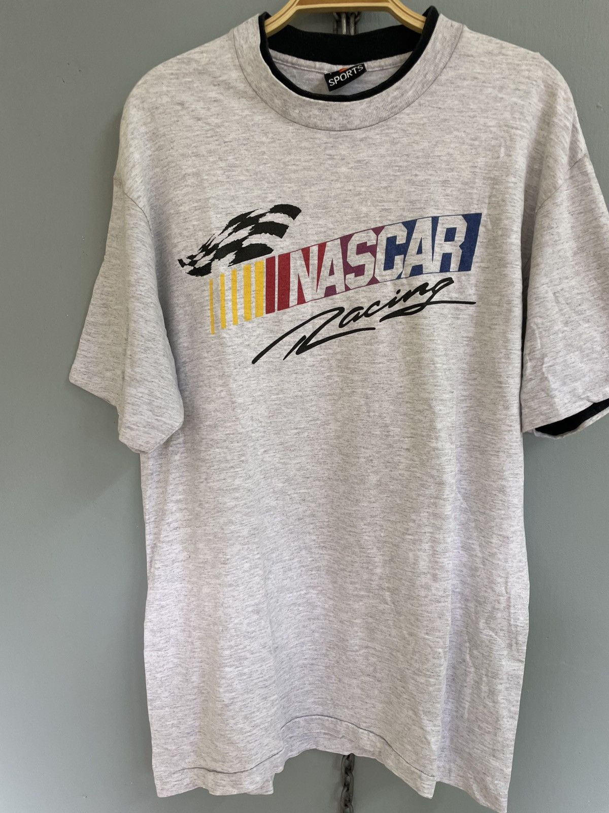 NASCAR Vintage 90s Nascar Racing t shirt Size US L / EU 52-54 / 3 - 3 Thumbnail