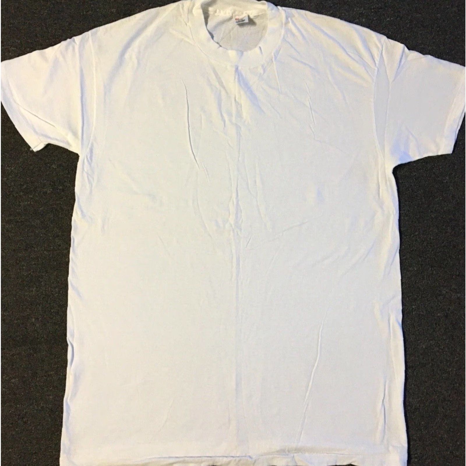 Hanes Vtg Hanes Faded Shirt XL 80s 90s White Short Sleeve T-Shirt Men Vintage Grunge Biker Punk Skate Surf Trucker Track PE Size US XL / EU 56 / 4 - 2 Thumbnail
