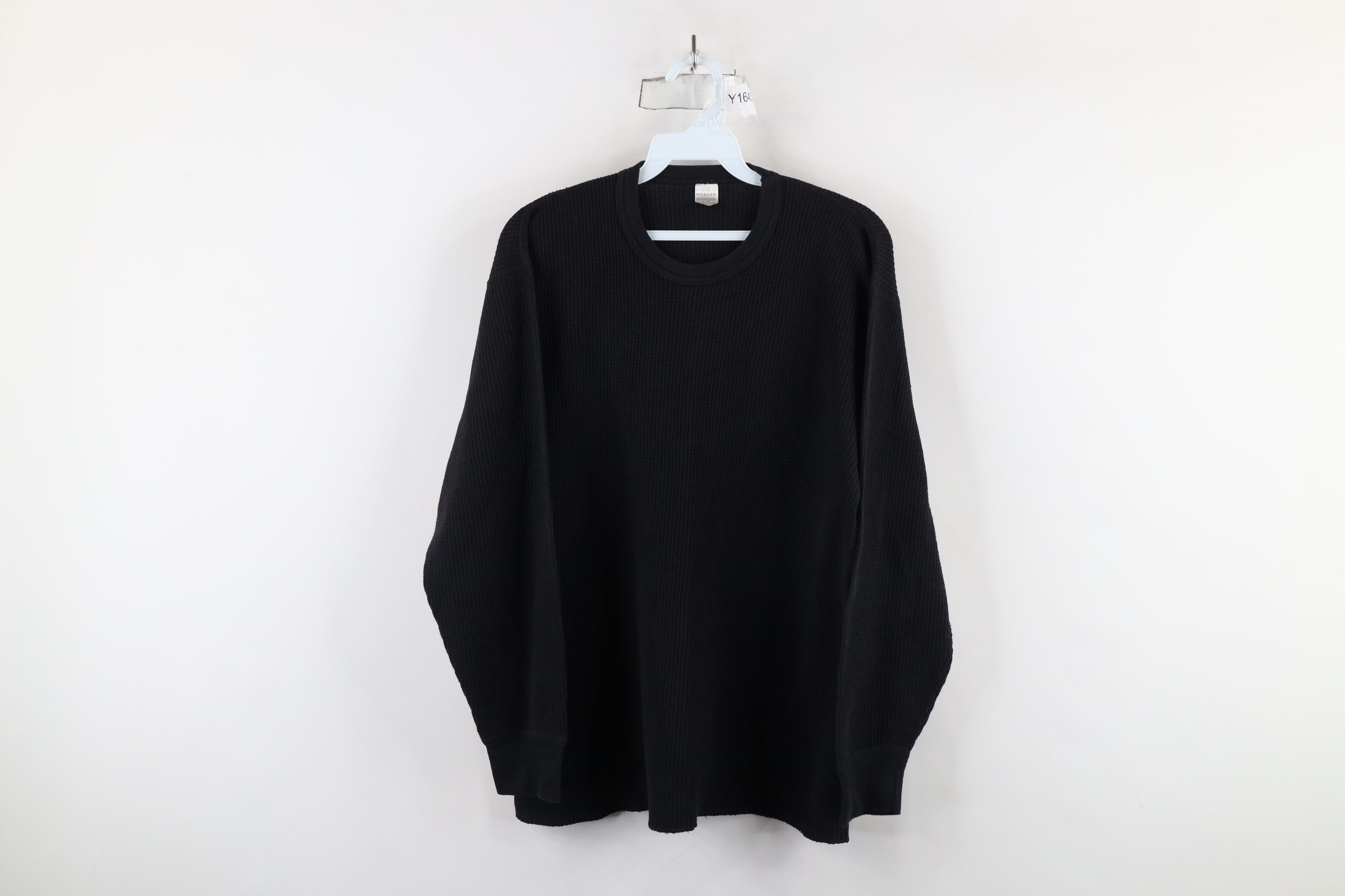 Vintage Vintage 90s Streetwear Waffle Knit Long Sleeve T-Shirt Size US XL / EU 56 / 4 - 1 Thumbnail