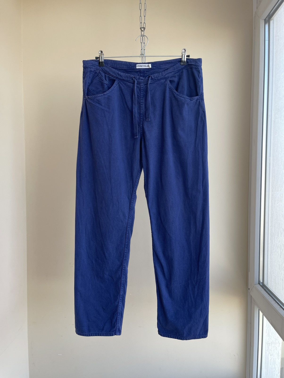 Stone Island SI Tapered Fit Trousers Pants Vintage 80s 90s Size 46 IT Size US 31 - 1 Thumbnail