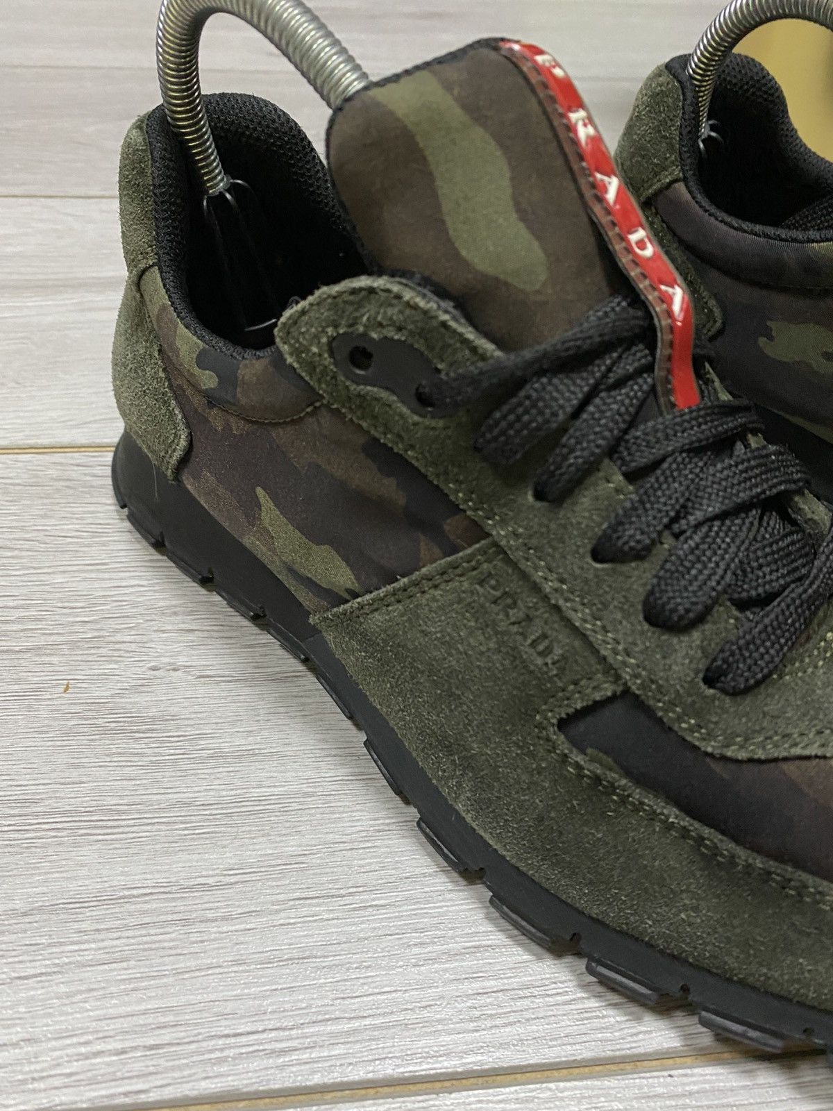 Prada Prada camo tab sneakers logo Size US 7 / EU 40 - 3 Thumbnail