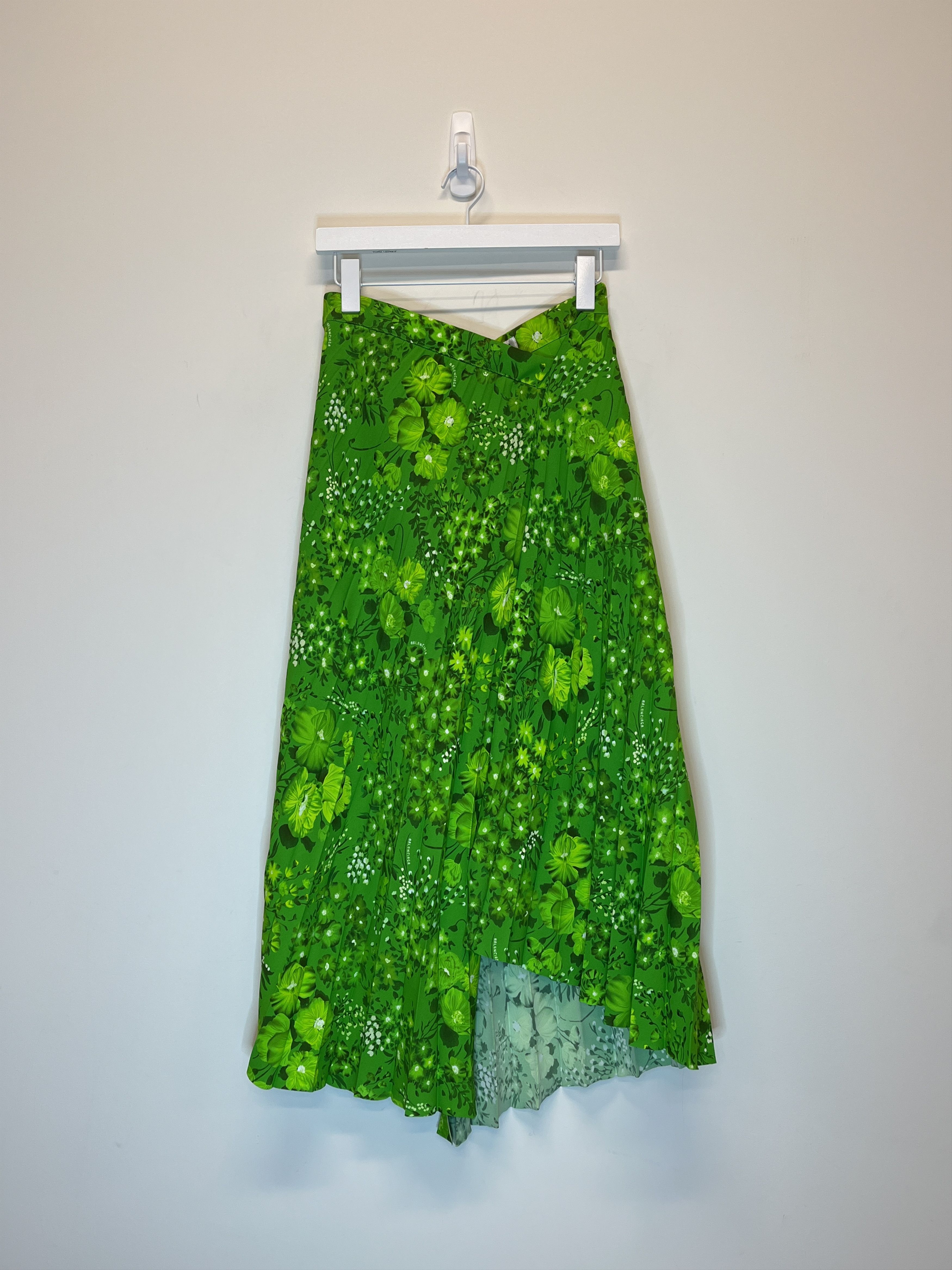スカート Balenciaga Long pleated floral skirt Balenciaga Long Pleated Floral Skirt | Balardi