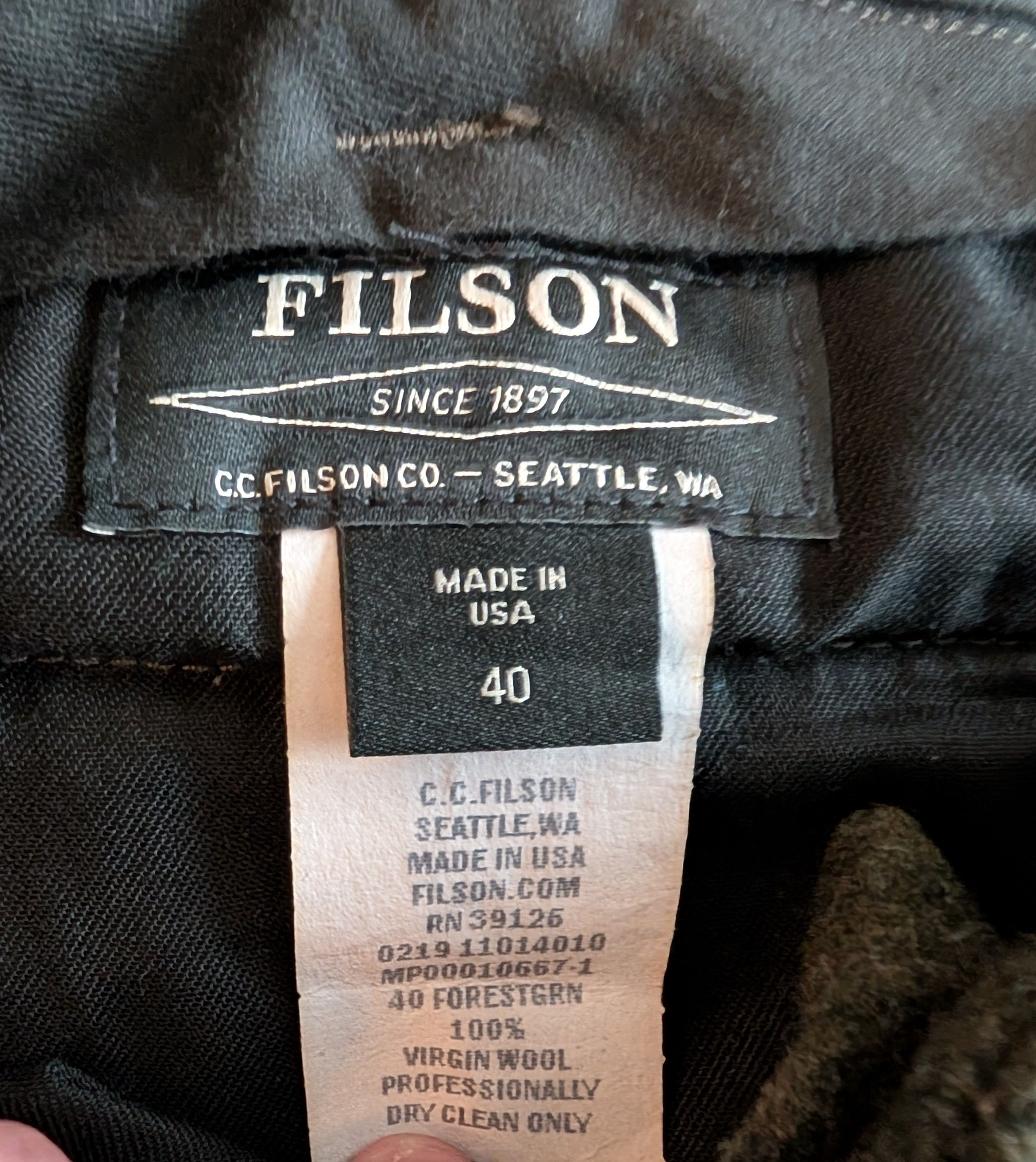 Filson Vintage C.C. Filson Mackinaw Wool Field Cargo Pants Size US 40 / EU 56 - 3 Thumbnail