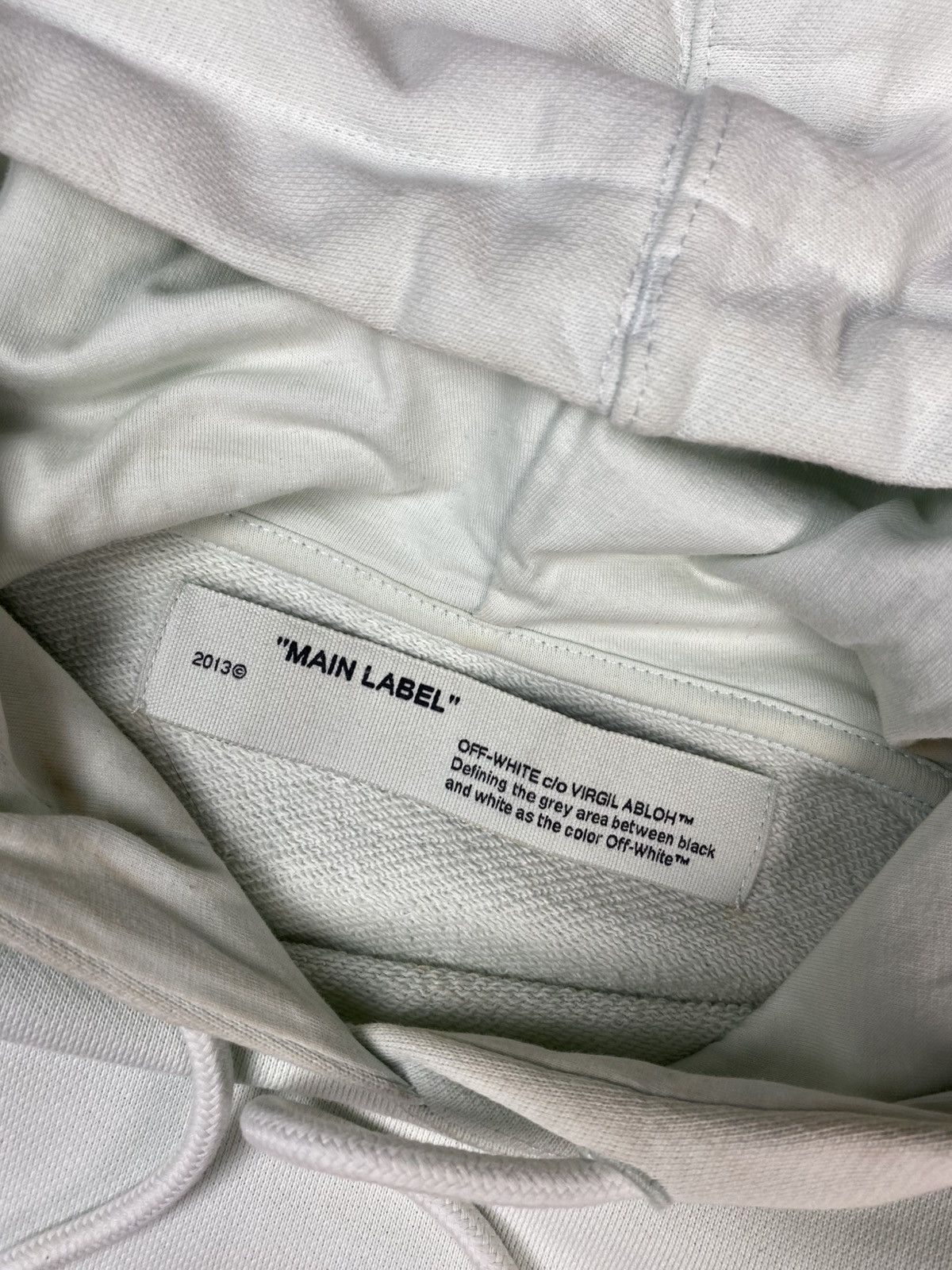 Off-White RARE Off white mint seaweed oversized hoodie y2k Size US XS / EU 42 / 0 - 14 Thumbnail