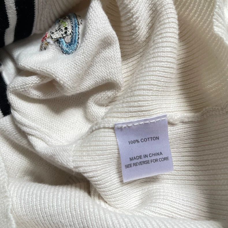 Vivienne Westwood Vivienne Westwood White knit cardigan with black stripes Size M / US 6-8 / IT 42-44 - 8 Thumbnail