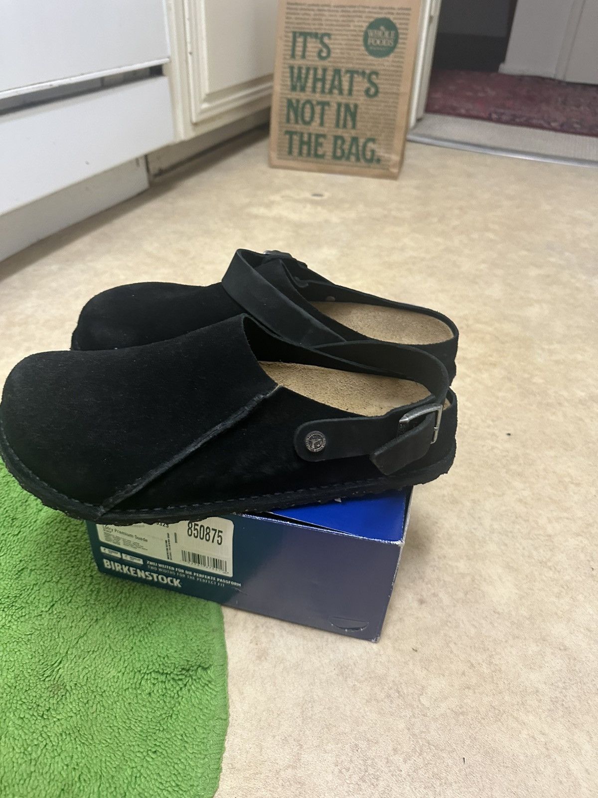 Birkenstock Black Birken stock Size US 11 / EU 44 - 1 Thumbnail