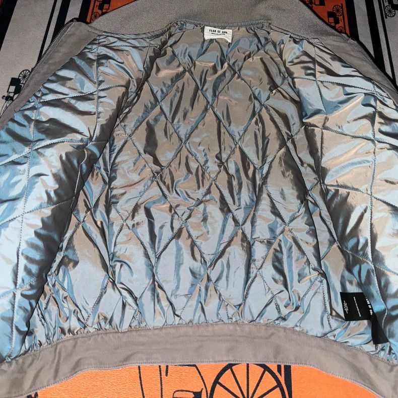 Fear of God Fear of God God gray patch jacket Size US XL / EU 56 / 4 - 7 Thumbnail