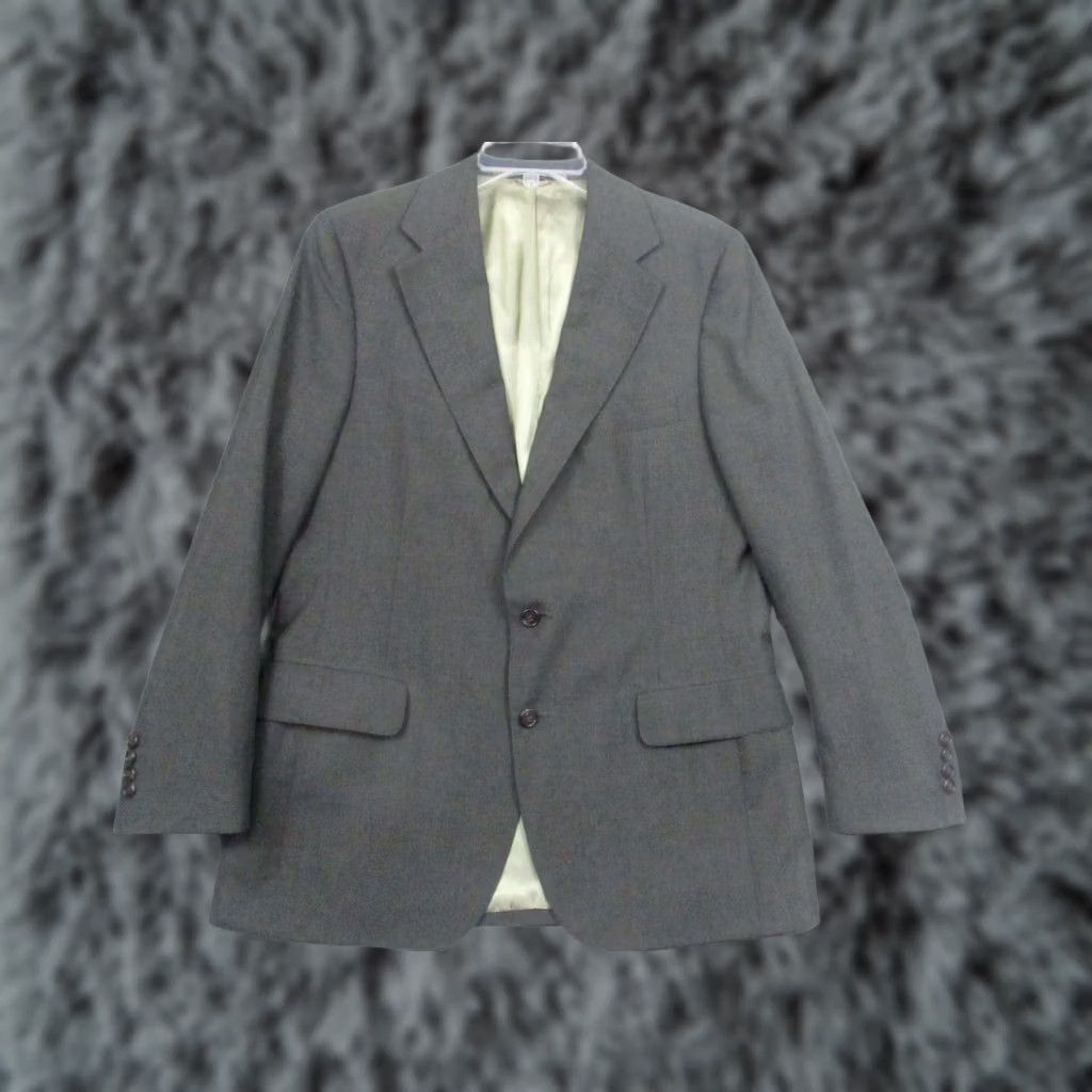 Ralph Lauren Polo University Club Ralph Lauren Blazer Mens 40R Gray Sport Coat 2 Button Lined Size US XL / EU 56 / 4 - 1 Thumbnail