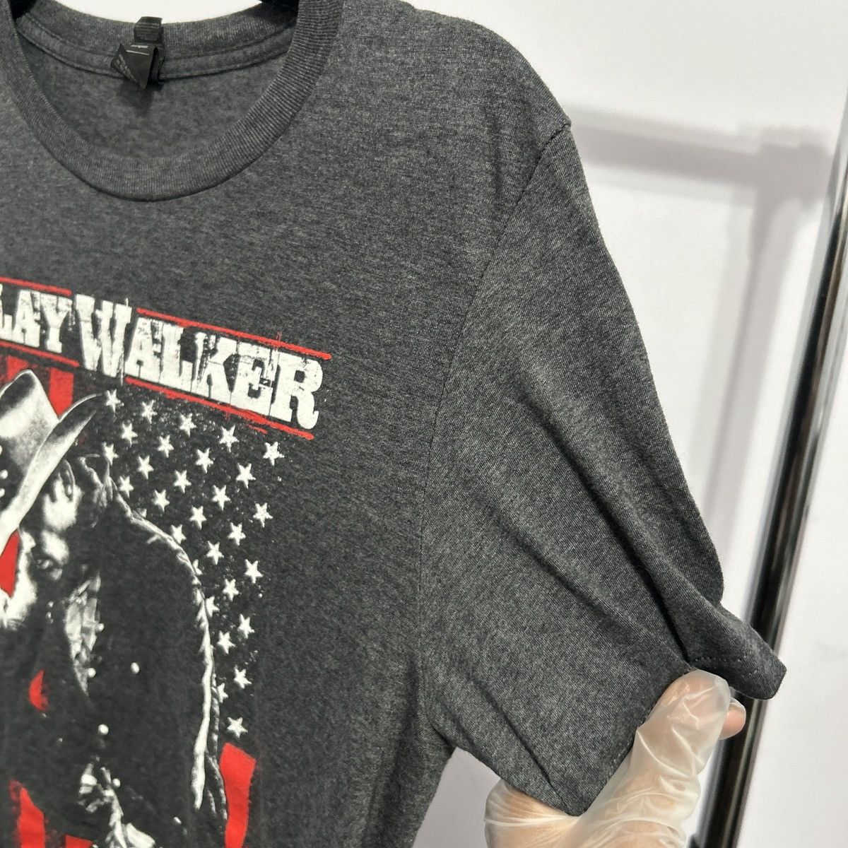 Other Clay Walker Gray American Flag Tshirt Size Small - "Daniel" Size S / US 4 / IT 40 - 15 Thumbnail