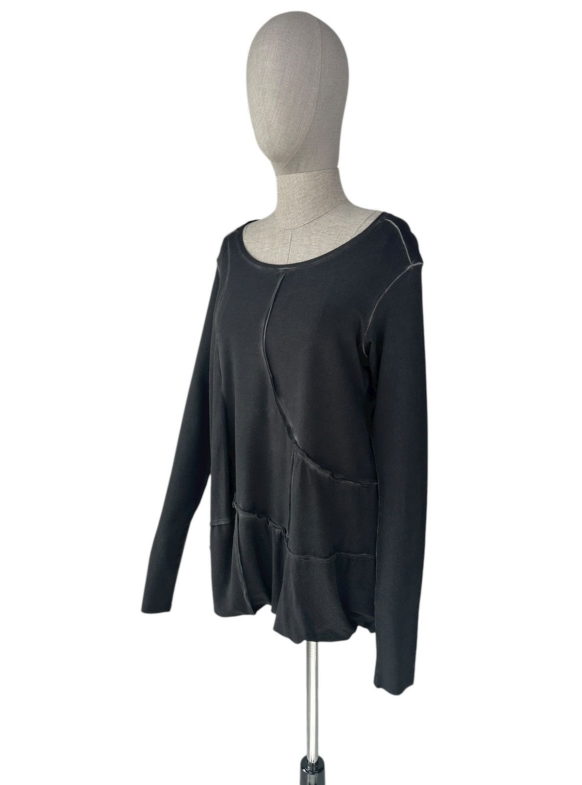 Other BARBARA SPEER Avant Garde Asymmetric Tunic Blouse Lagenlook Size M / US 6-8 / IT 42-44 - 3 Thumbnail