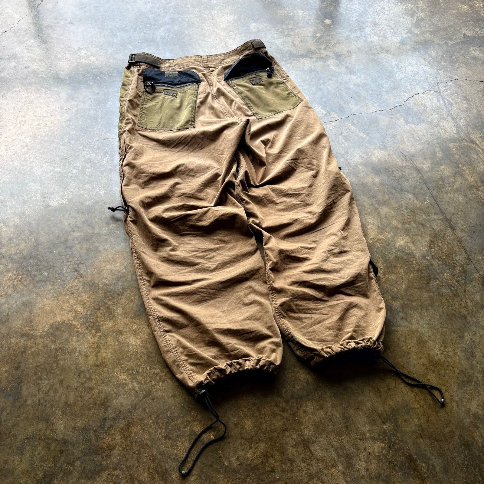 Abercrombie & Fitch × Vintage Very Rare Abercrombie Parachute Vintage Cargo Pants Size US 34 / EU 50 - 2 Thumbnail