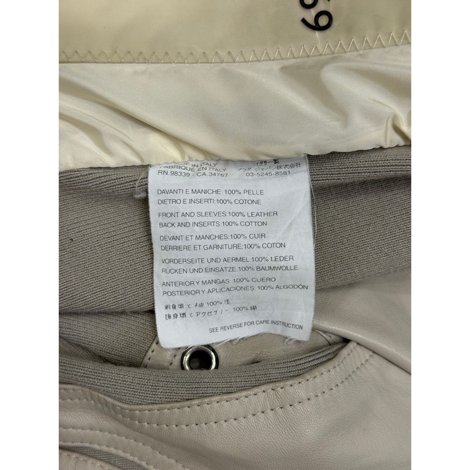 Prada Prada zipped moto leather jacket Size L / US 10 / IT 46 - 8 Thumbnail