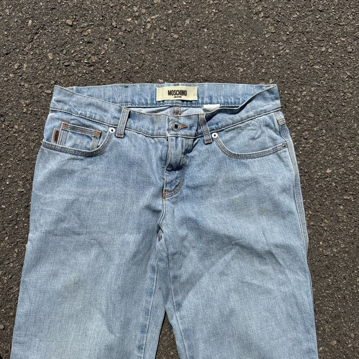 Moschino vintage moschino heart jeans rap luxury streetwear flared Size 28" / US 6 / IT 42 - 8 Thumbnail