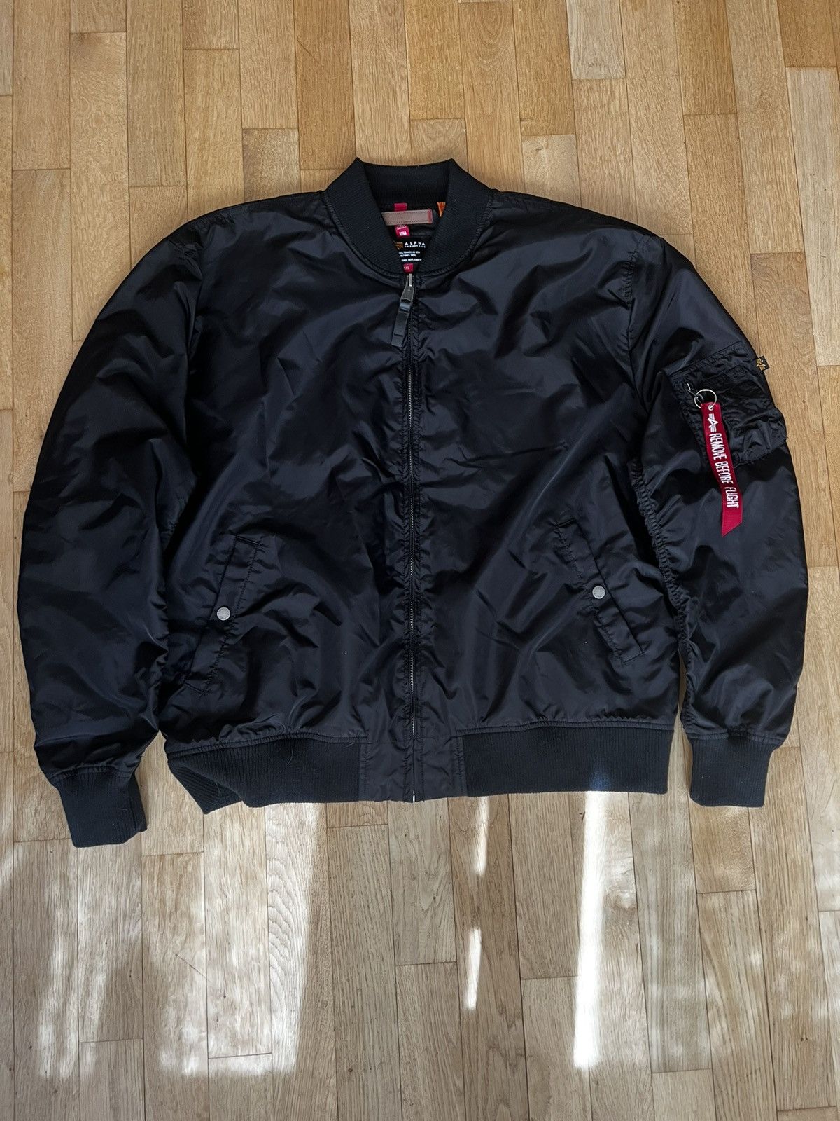 Alpha Industries ALPHA INDUSTRIES BOMBER JACKET BLACK. Size US XXL / EU 58 / 5 - 1 Thumbnail