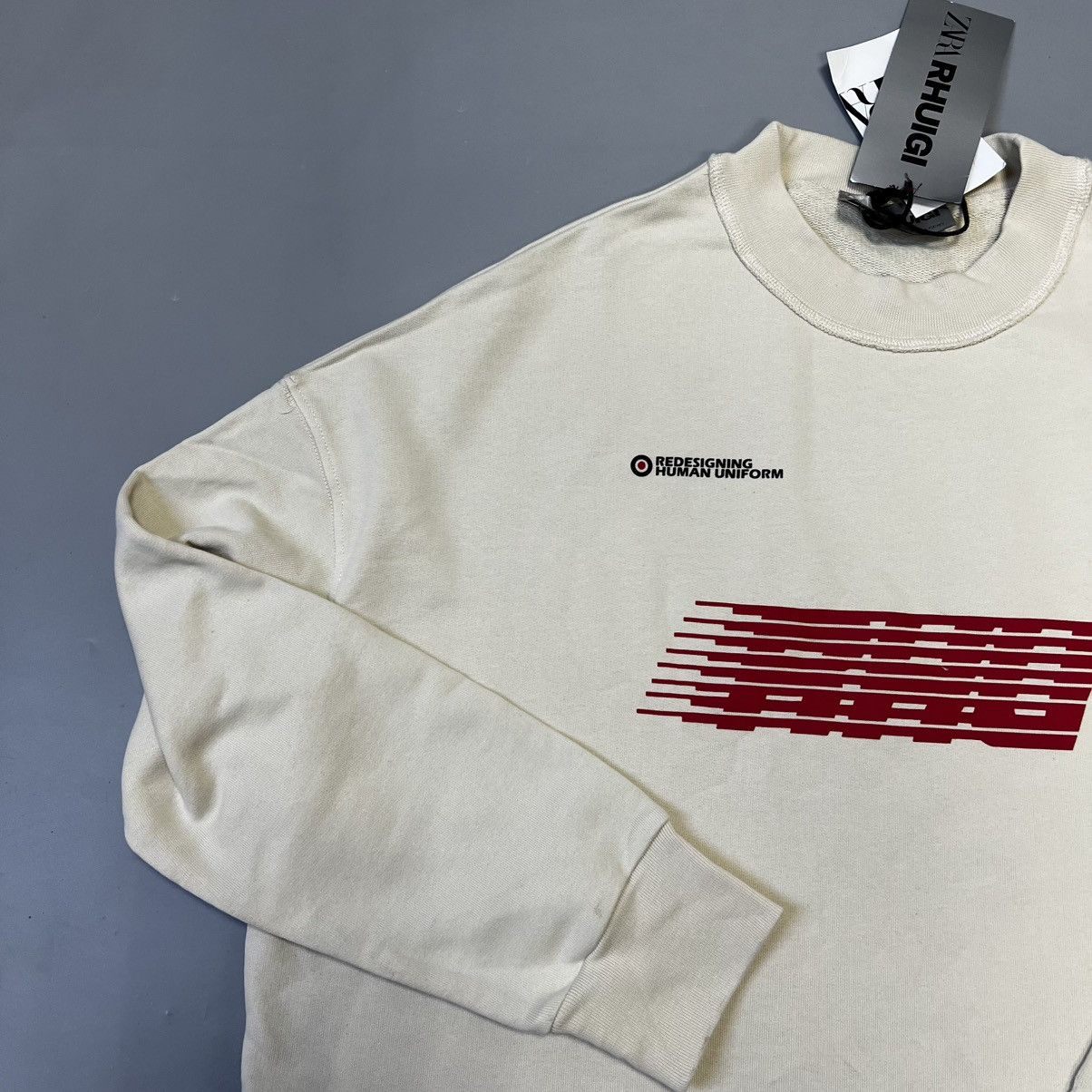 Rhude × Zara Rhude Beige Sweatshirt Rhuigi x Zara y2k logo NWT new tags Size US S / EU 44-46 / 1 - 10 Thumbnail