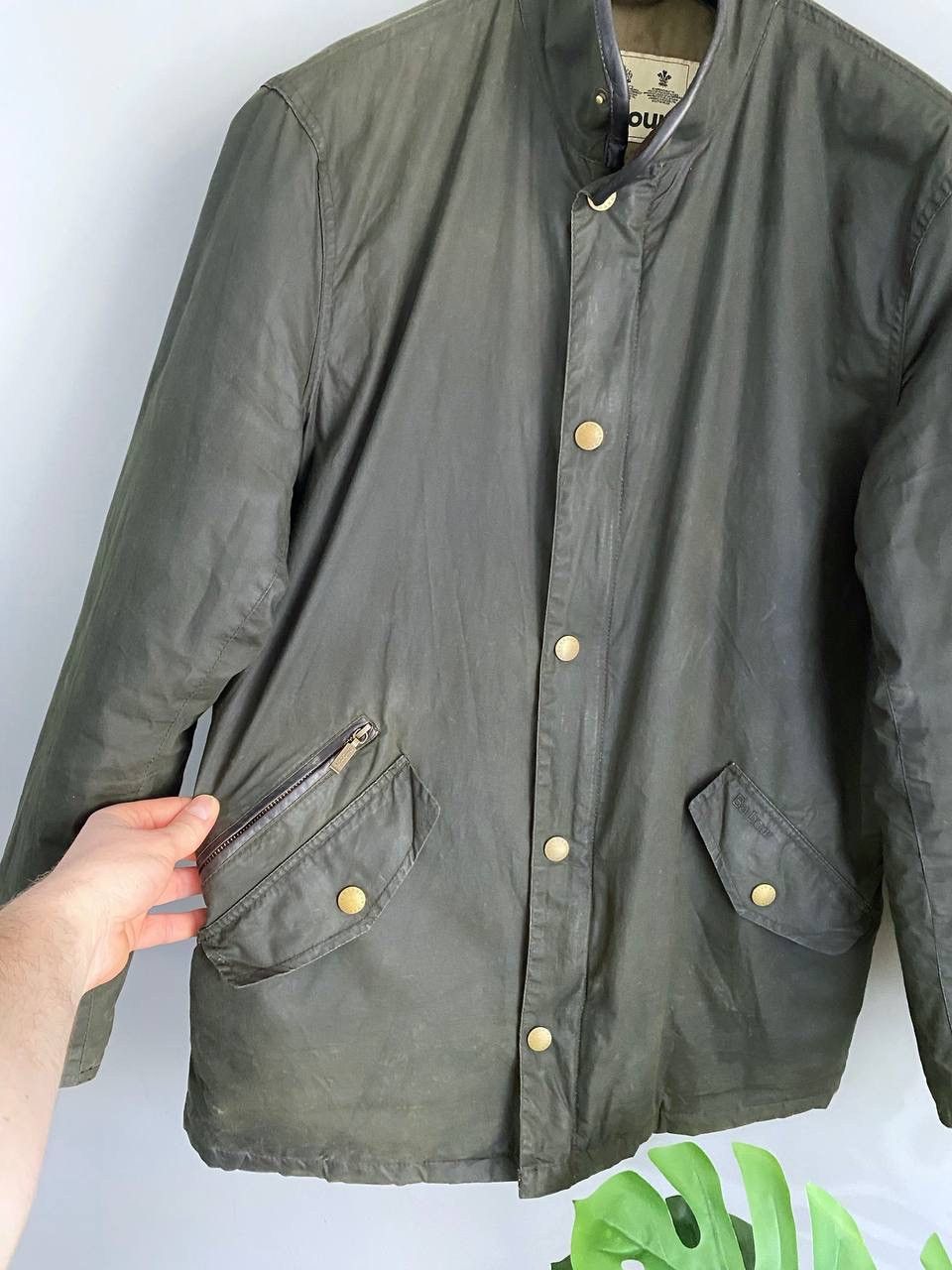 Barbour Barbour Retail Pretsbury Men's Green Waxed Jacket, Size M Size US M / EU 48-50 / 2 - 6 Thumbnail