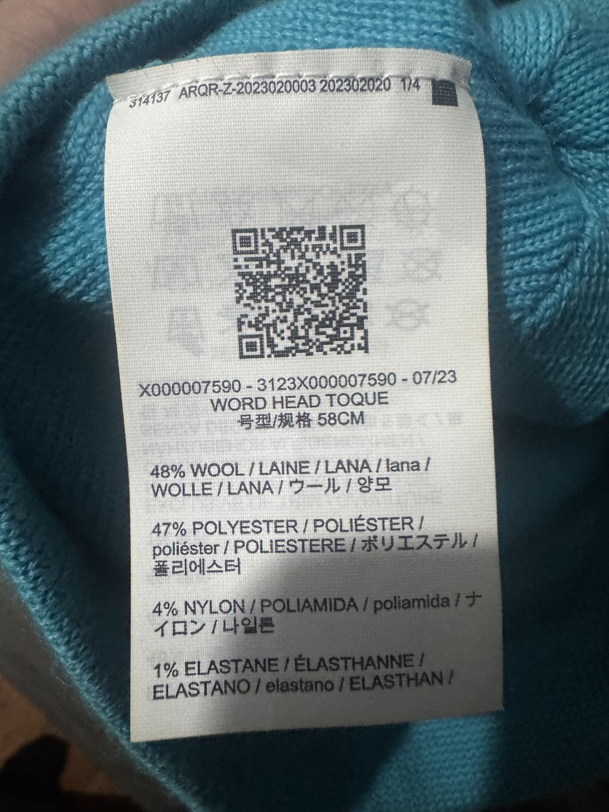 Arc'teryx Arc'teryx Word Head Toque Blue Tetra Size ONE SIZE - 5 Thumbnail
