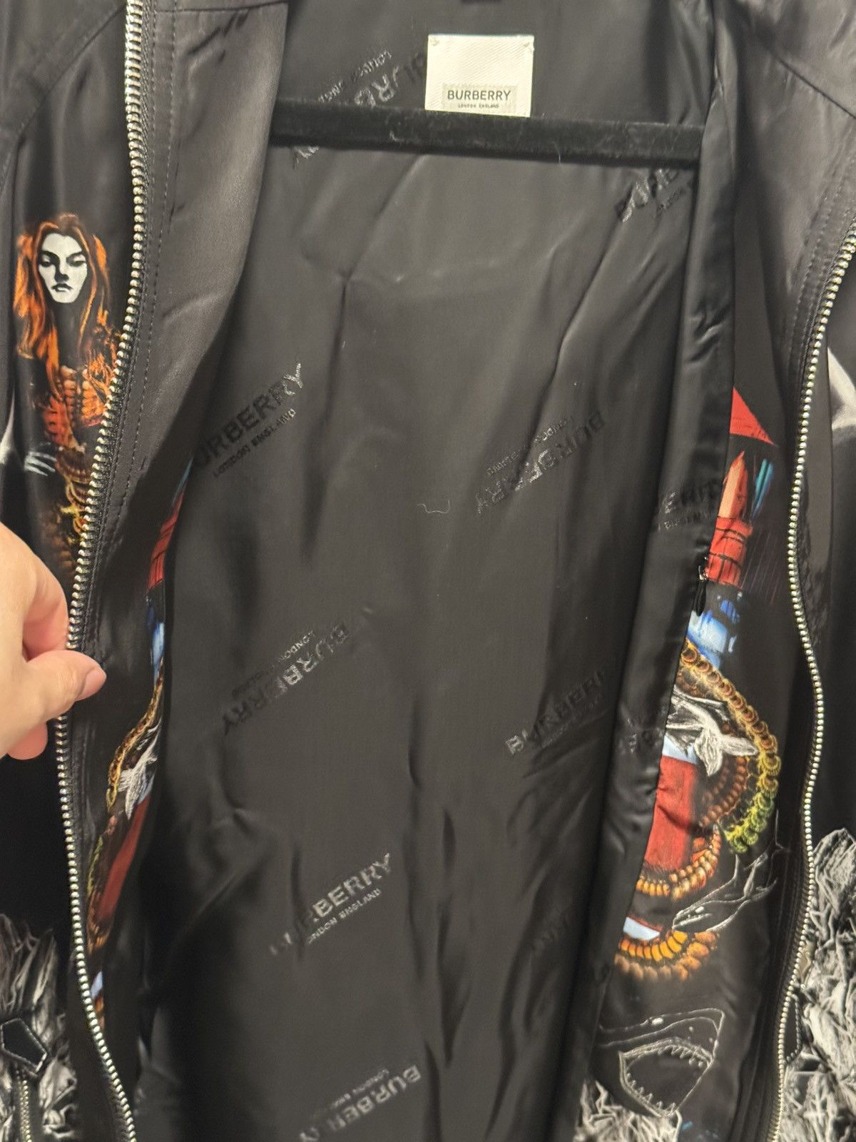 Burberry Burberry mermaid-print hooded jacket Size US XS / EU 42 / 0 - 5 Thumbnail