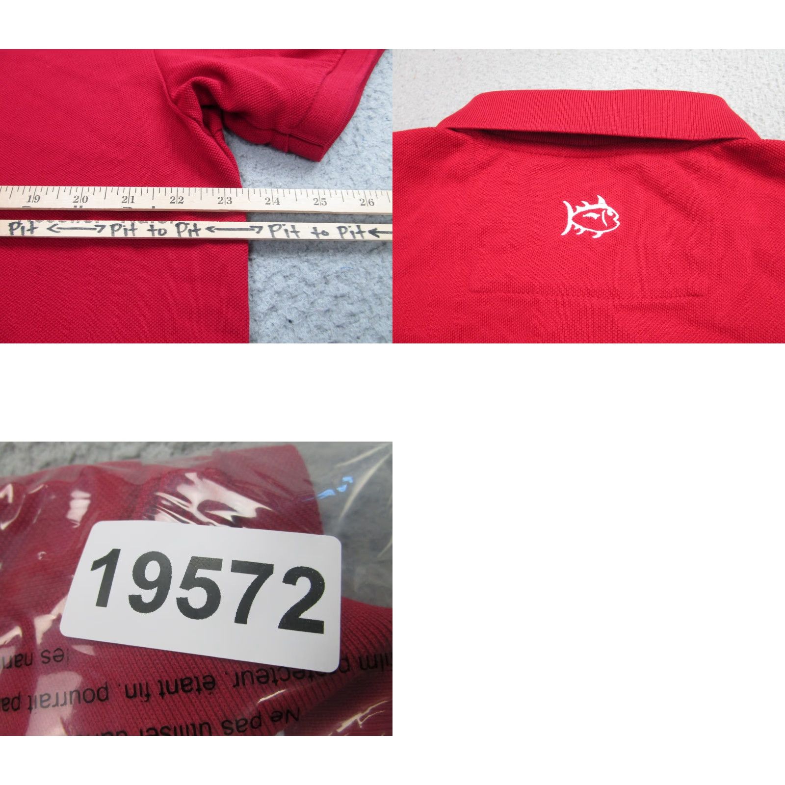 Southern Tide Southern Tide Polo Shirt Mens XL Red Classic Pique Golf Casual Skipjack Size US XL / EU 56 / 4 - 8 Thumbnail